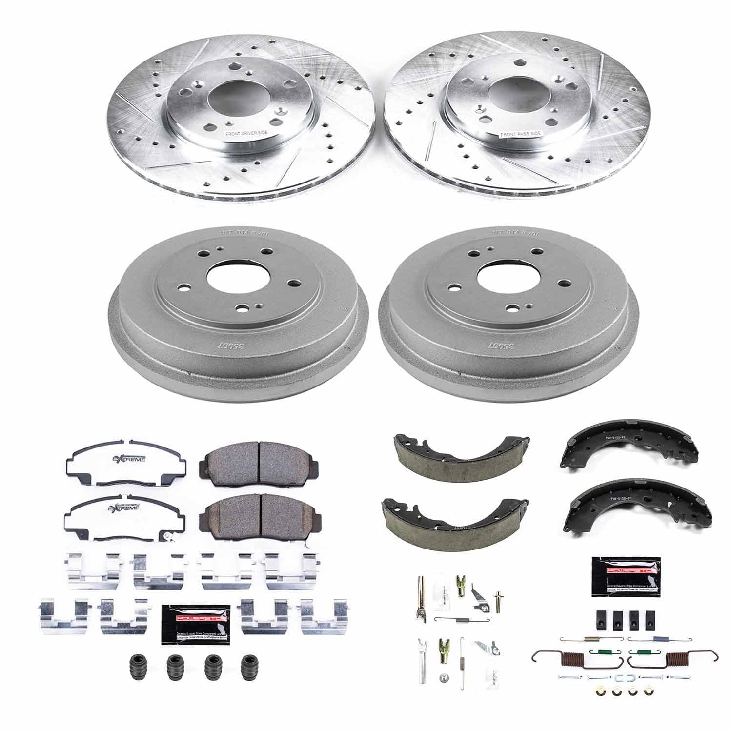 Power Stop - K15109DK-26 - Complete Vehicle Disc/Drum Brake Kit image 1