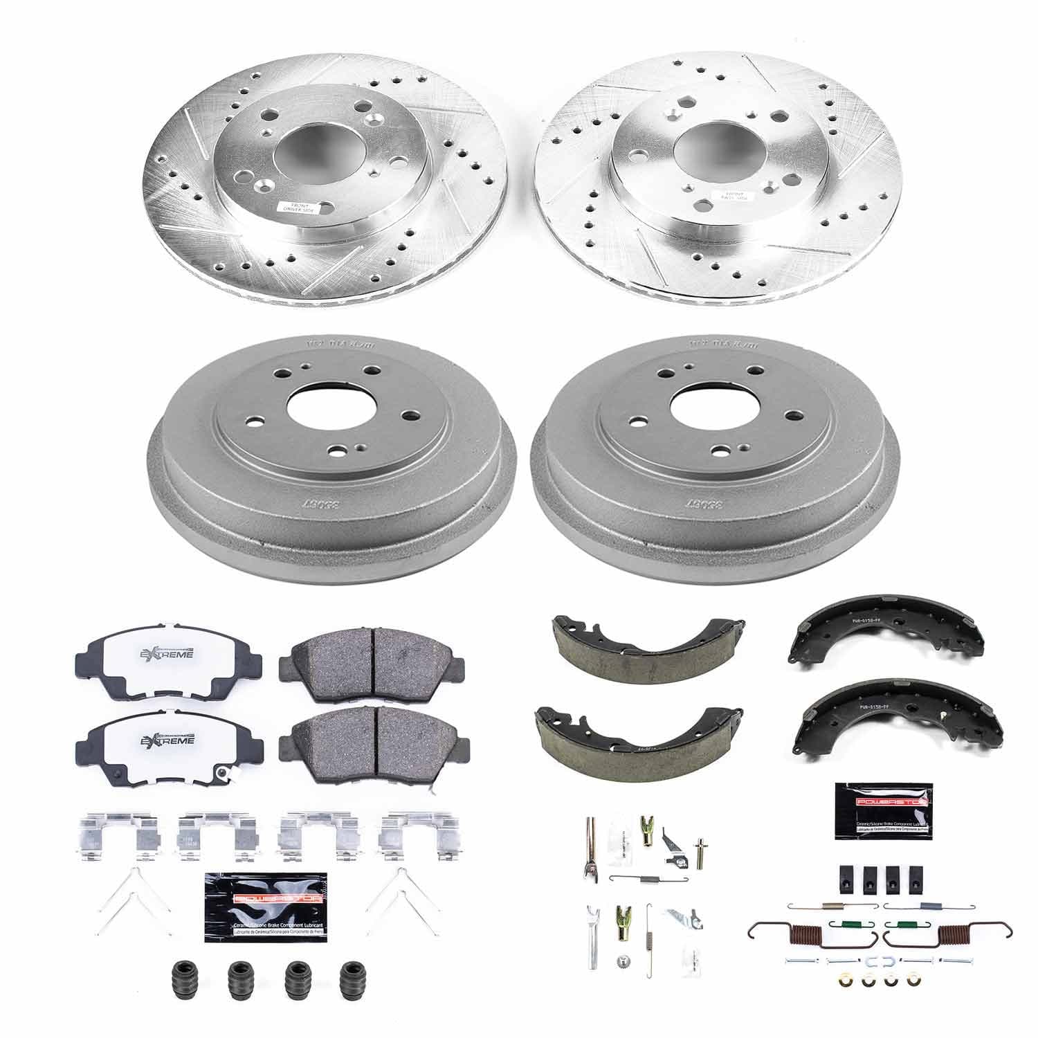 Power Stop - K15112DK-26 - Complete Vehicle Disc/Drum Brake Kit image 1