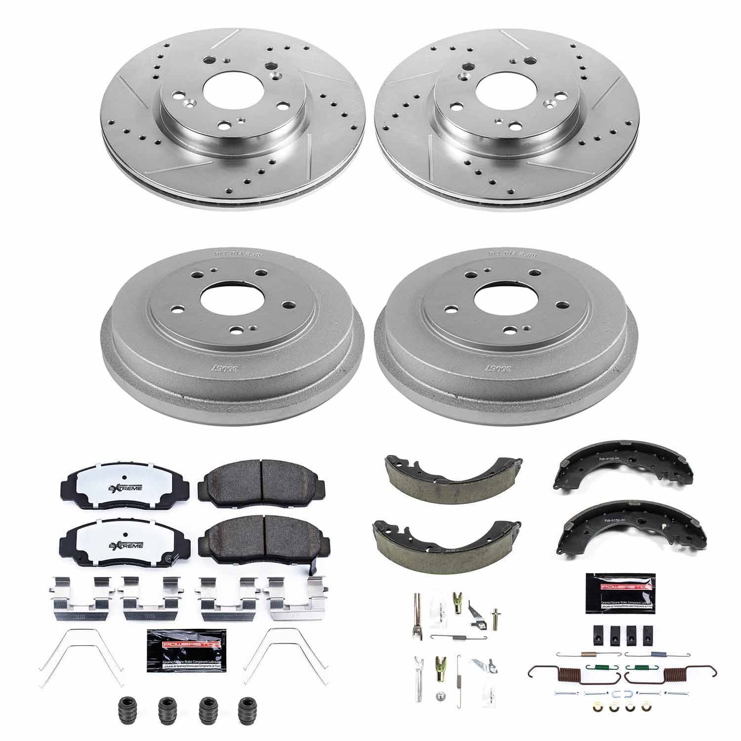 Power Stop - K15113DK-26 - Complete Vehicle Disc/Drum Brake Kit image 1