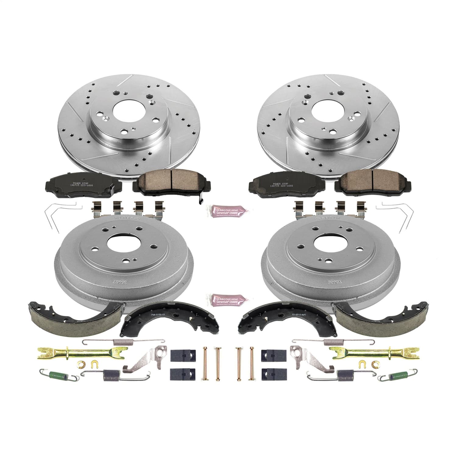 Power Stop - K15113DK - Complete Vehicle Disc/Drum Brake Kit image 1