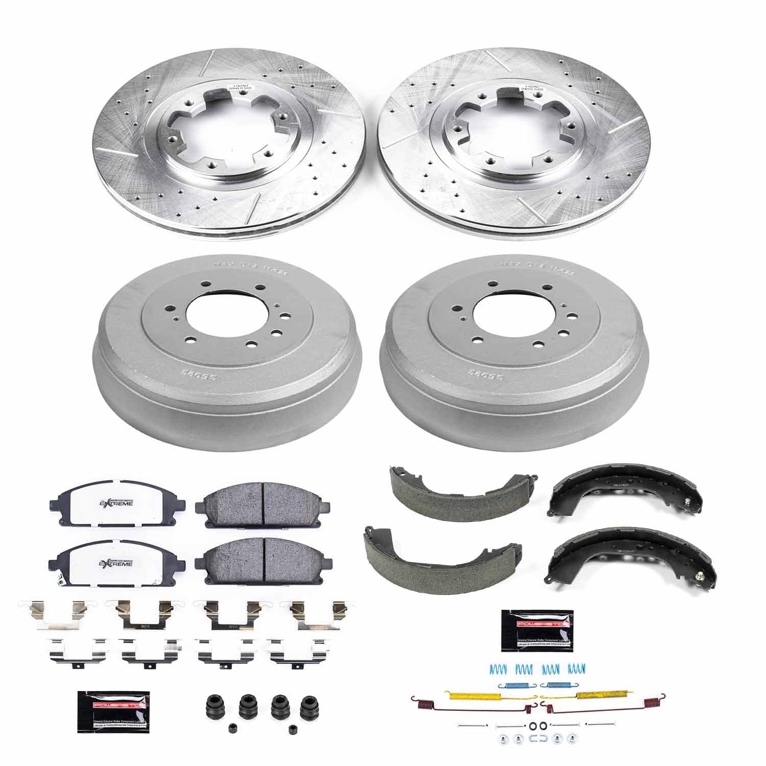 Power Stop - K15115DK-36 - Complete Vehicle Disc/Drum Brake Kit image 1