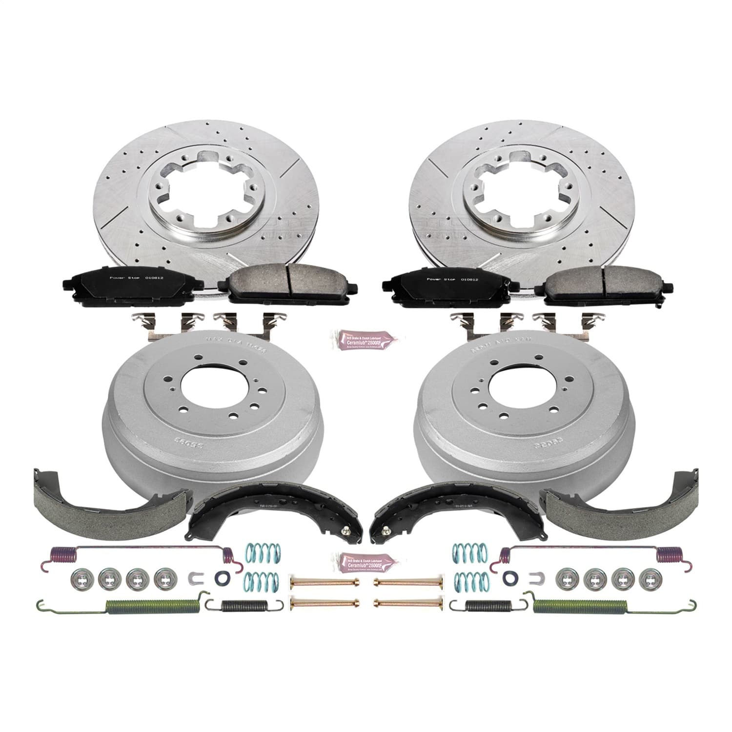 Power Stop - K15115DK - Complete Vehicle Disc/Drum Brake Kit image 1