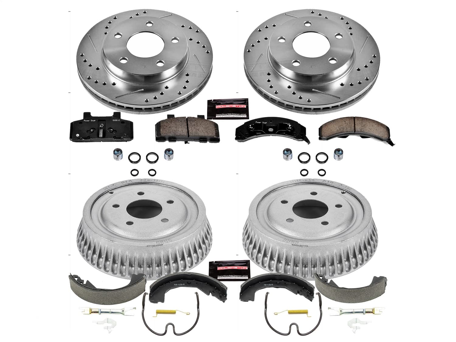 Power Stop - K15119DK - Complete Vehicle Disc/Drum Brake Kit image 1