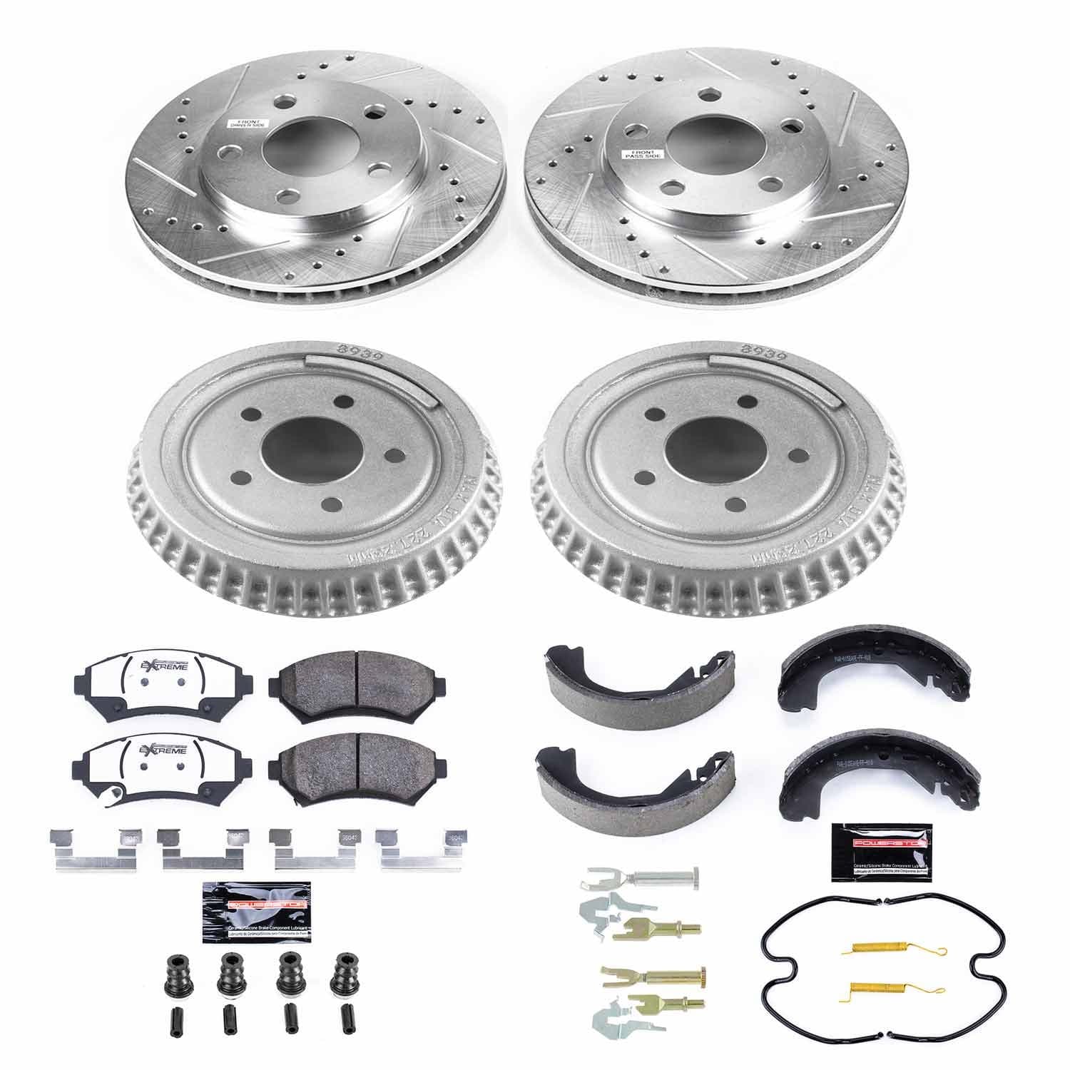 Power Stop - K15121DK-26 - Complete Vehicle Disc/Drum Brake Kit image 1