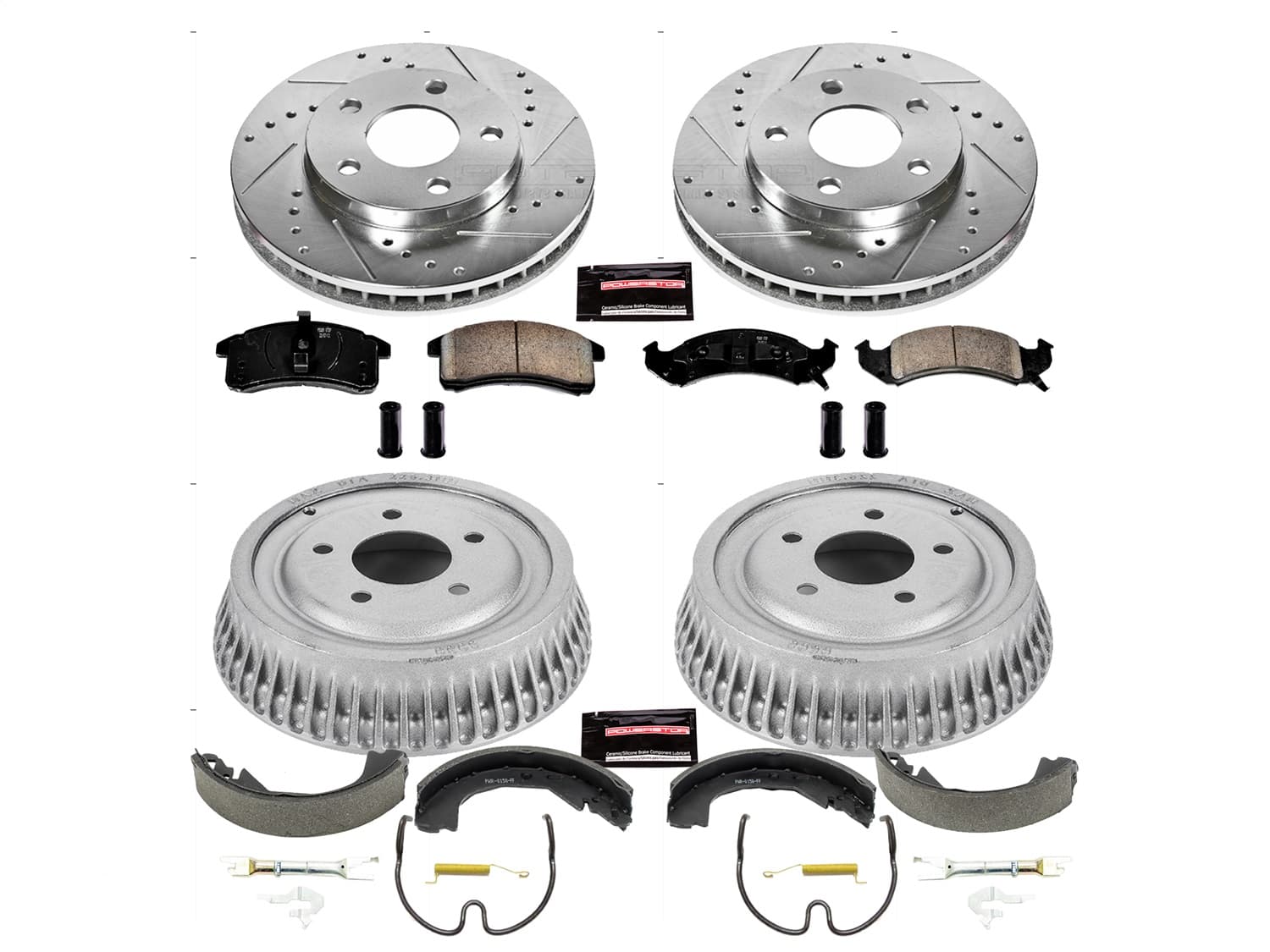 Power Stop - K15122DK - Complete Vehicle Disc/Drum Brake Kit image 1