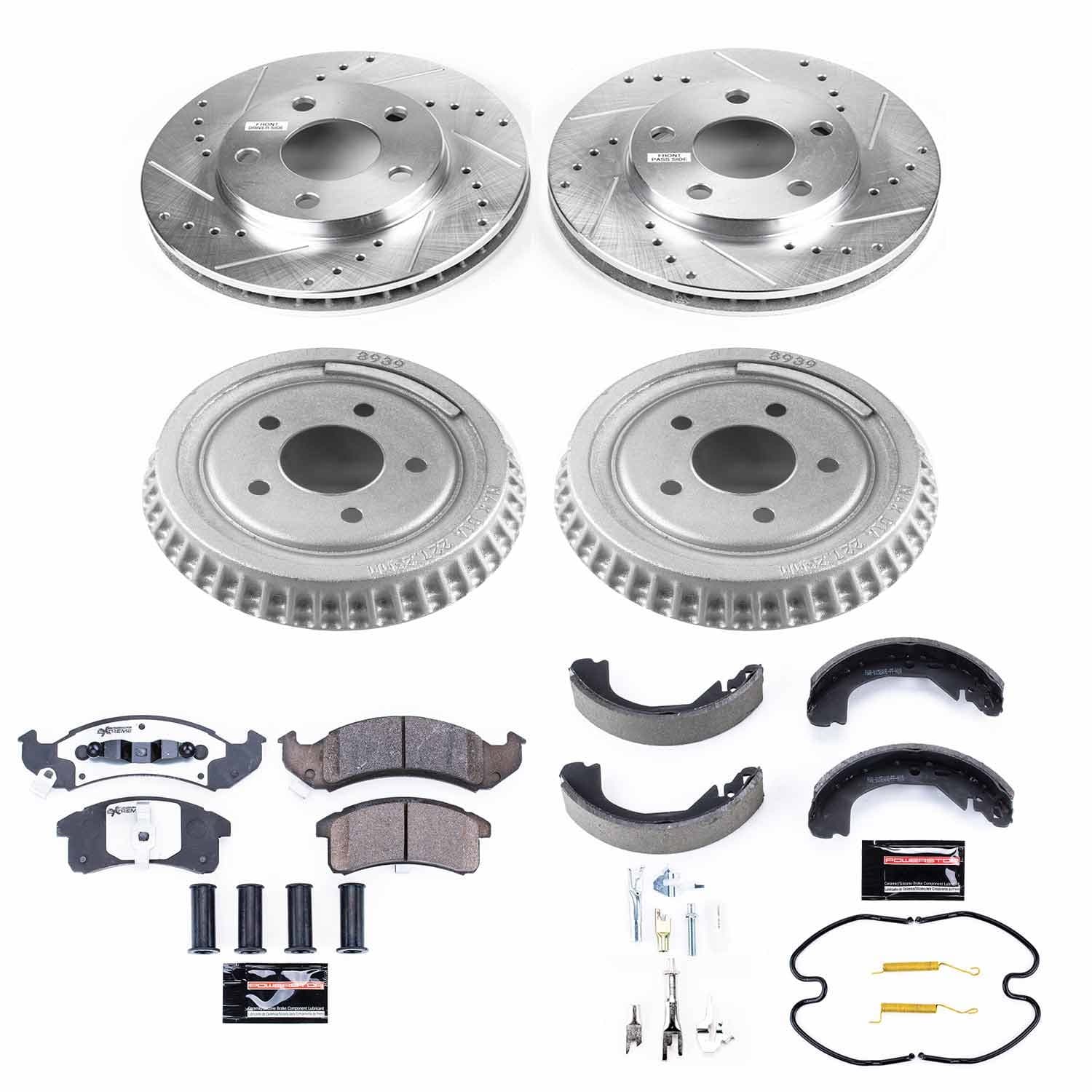Power Stop - K15123DK-26 - Complete Vehicle Disc/Drum Brake Kit image 1