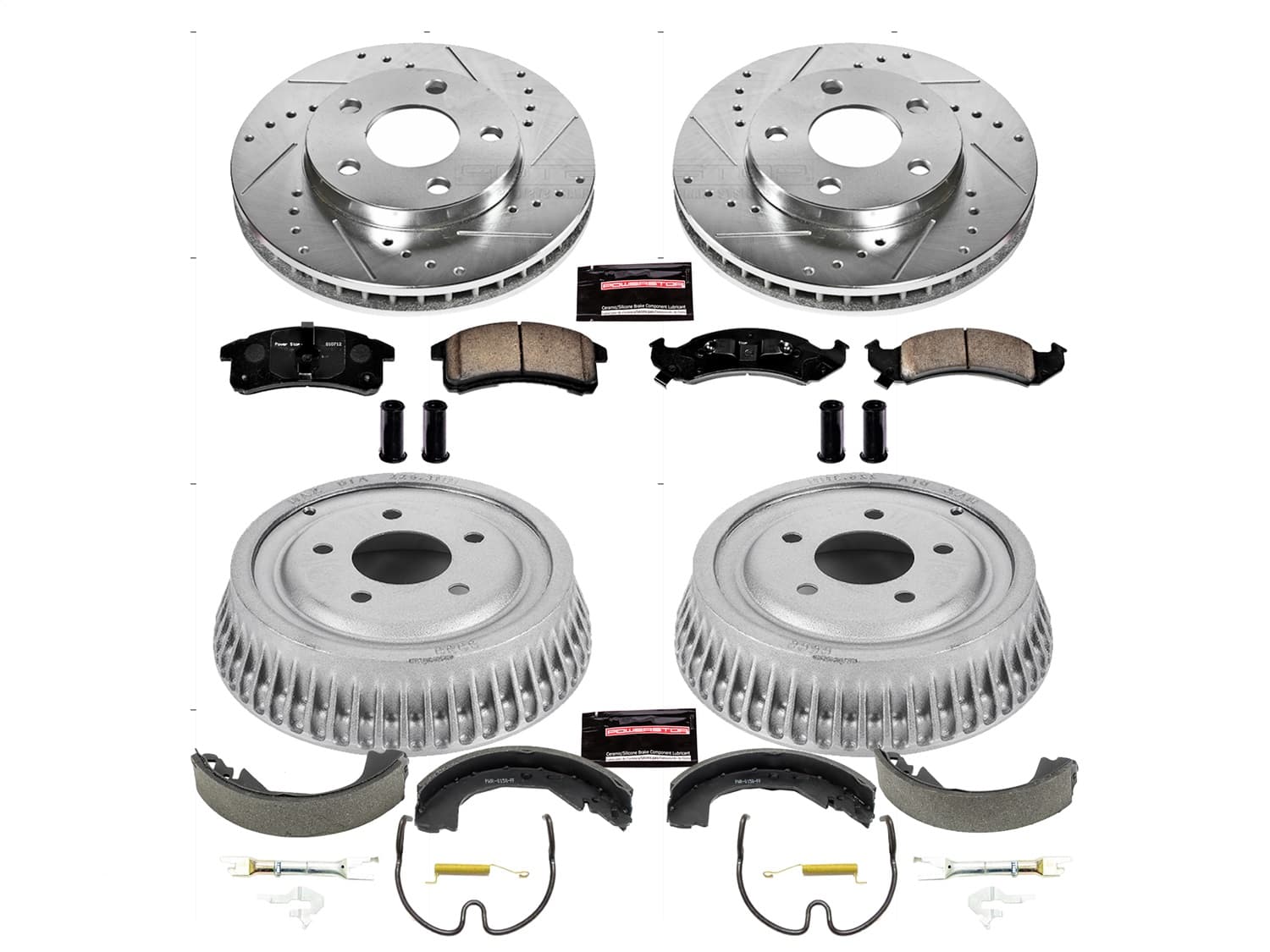 Power Stop - K15123DK - Complete Vehicle Disc/Drum Brake Kit image 1