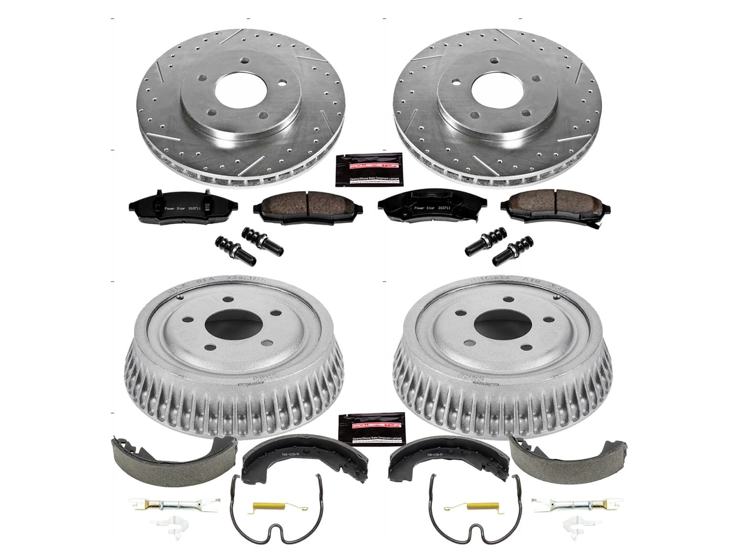 Power Stop - K15125DK - Complete Vehicle Disc/Drum Brake Kit image 1