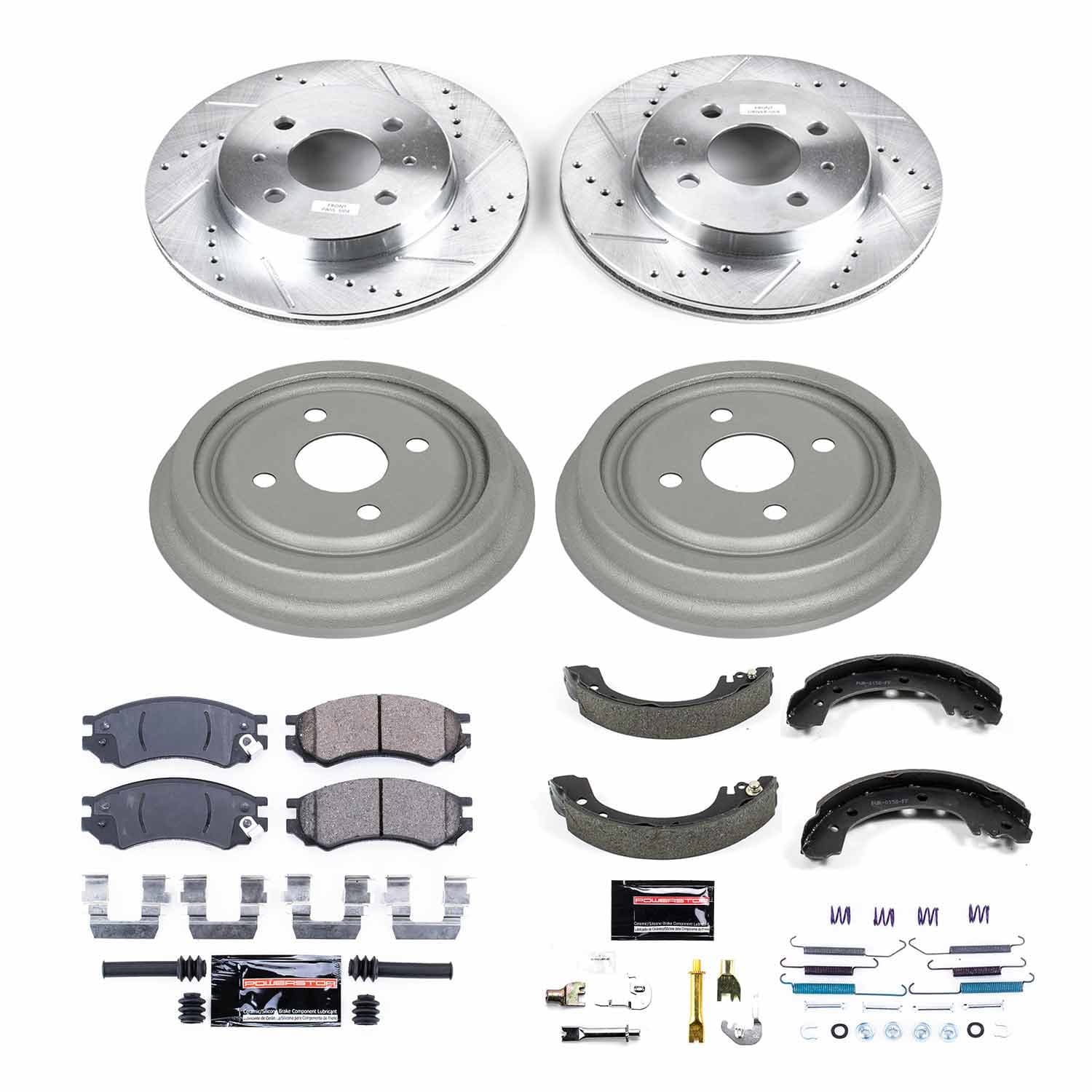 Power Stop - K15126DK - Complete Vehicle Disc/Drum Brake Kit image 1