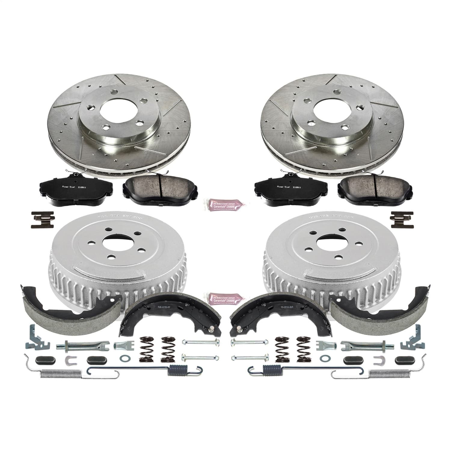 Power Stop - K15129DK - Complete Vehicle Disc/Drum Brake Kit image 1