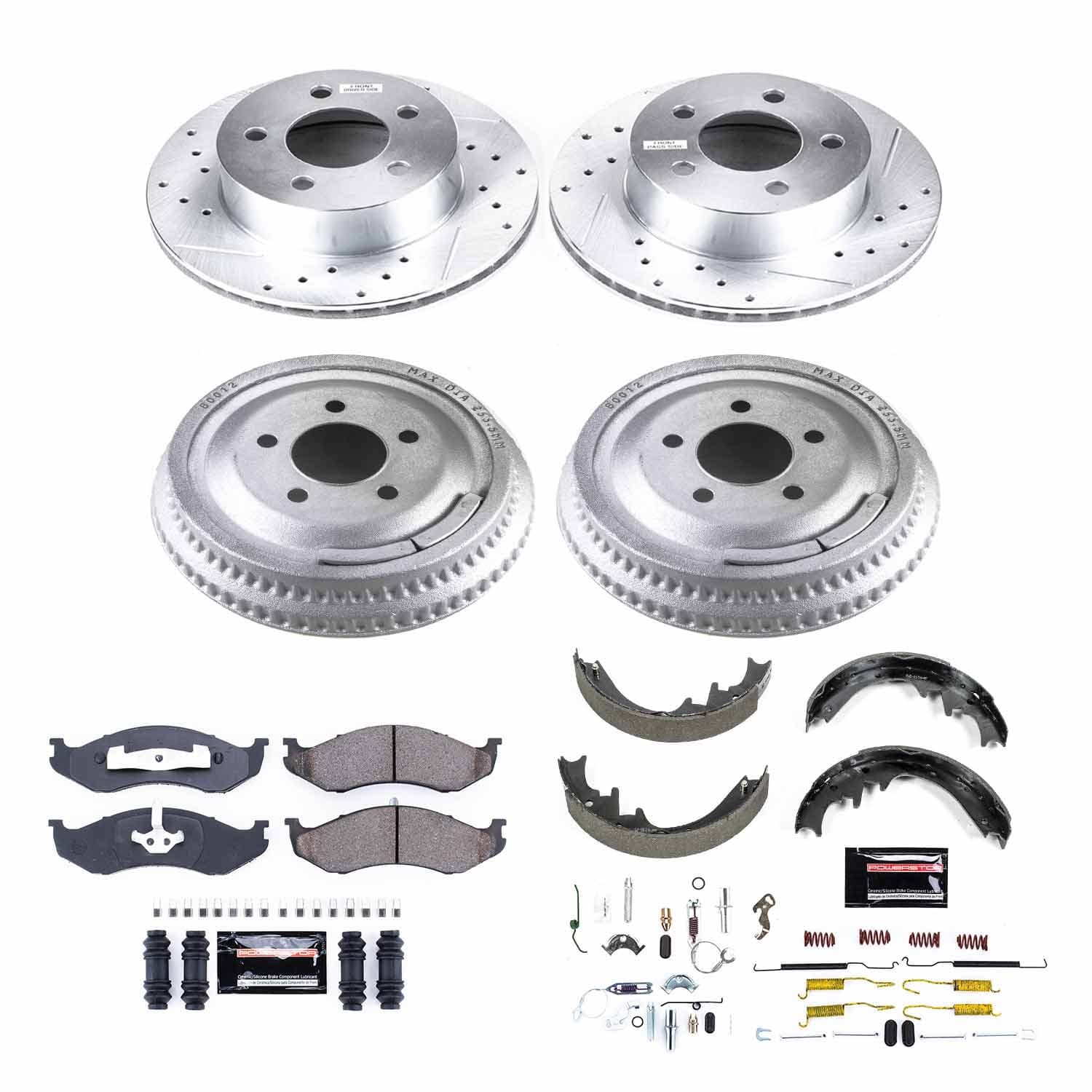 Power Stop - K15132DK - Complete Vehicle Disc/Drum Brake Kit image 1