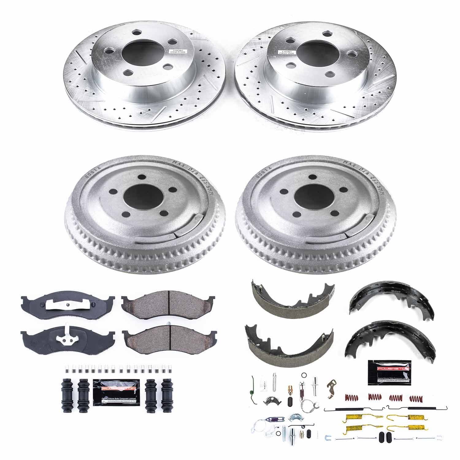 Power Stop - K15134DK - Complete Vehicle Disc/Drum Brake Kit image 1