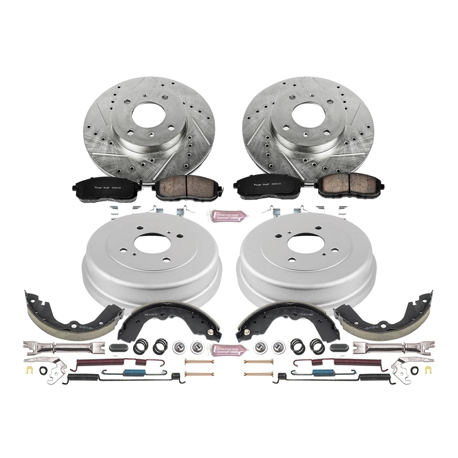 Power Stop - K15135DK - Complete Vehicle Disc/Drum Brake Kit image 1