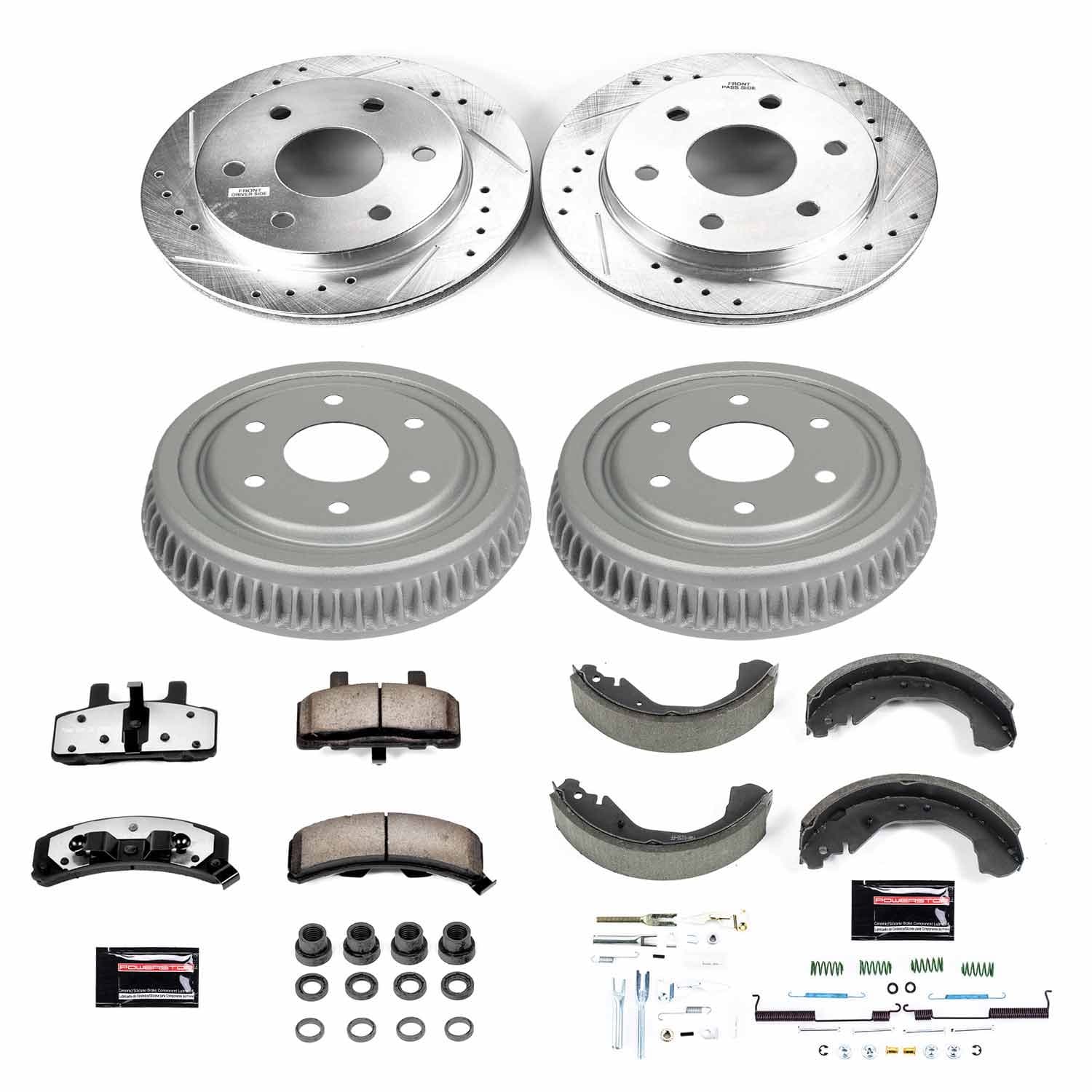 Power Stop - K15136DK-36 - Complete Vehicle Disc/Drum Brake Kit image 1