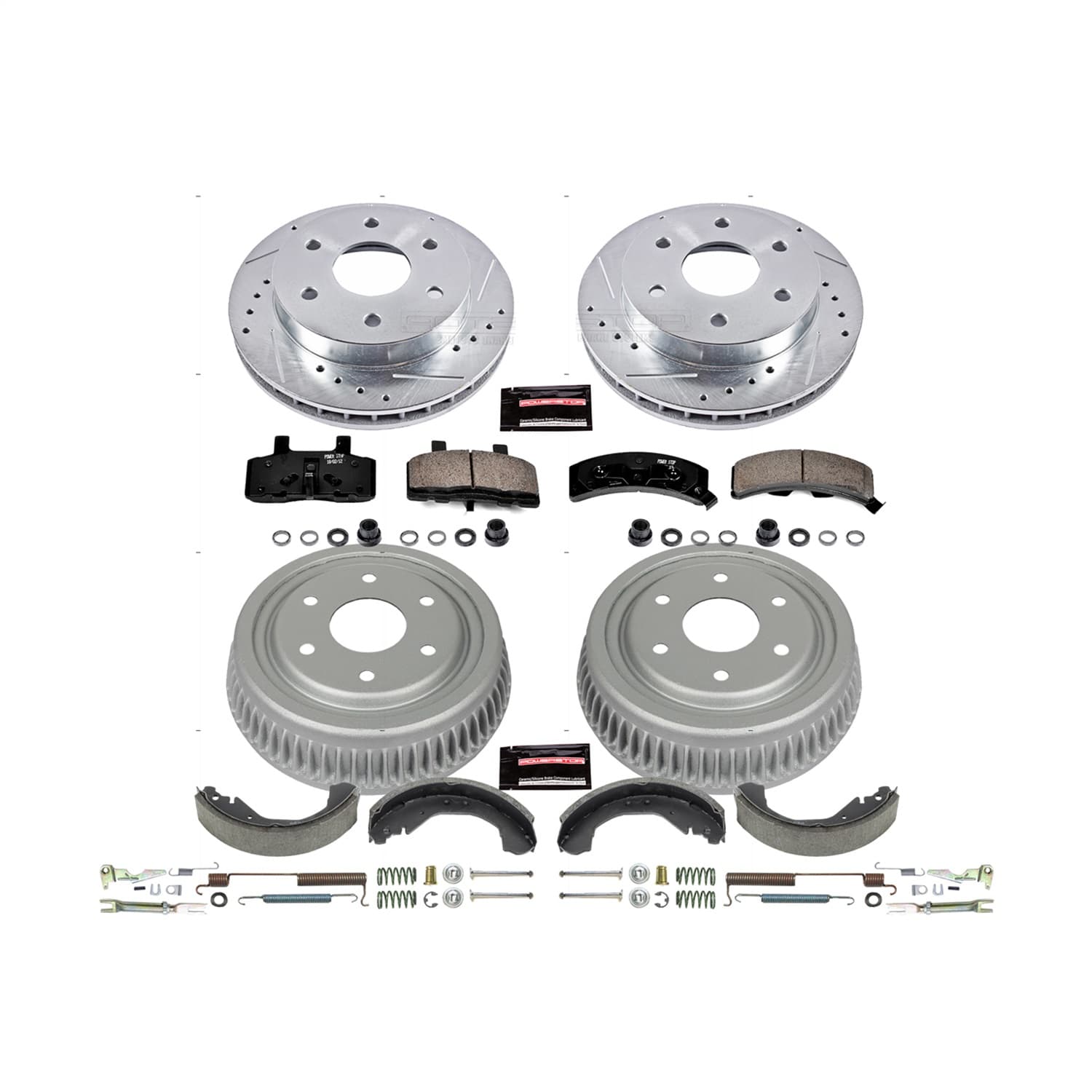 Power Stop - K15136DK - Complete Vehicle Disc/Drum Brake Kit image 1
