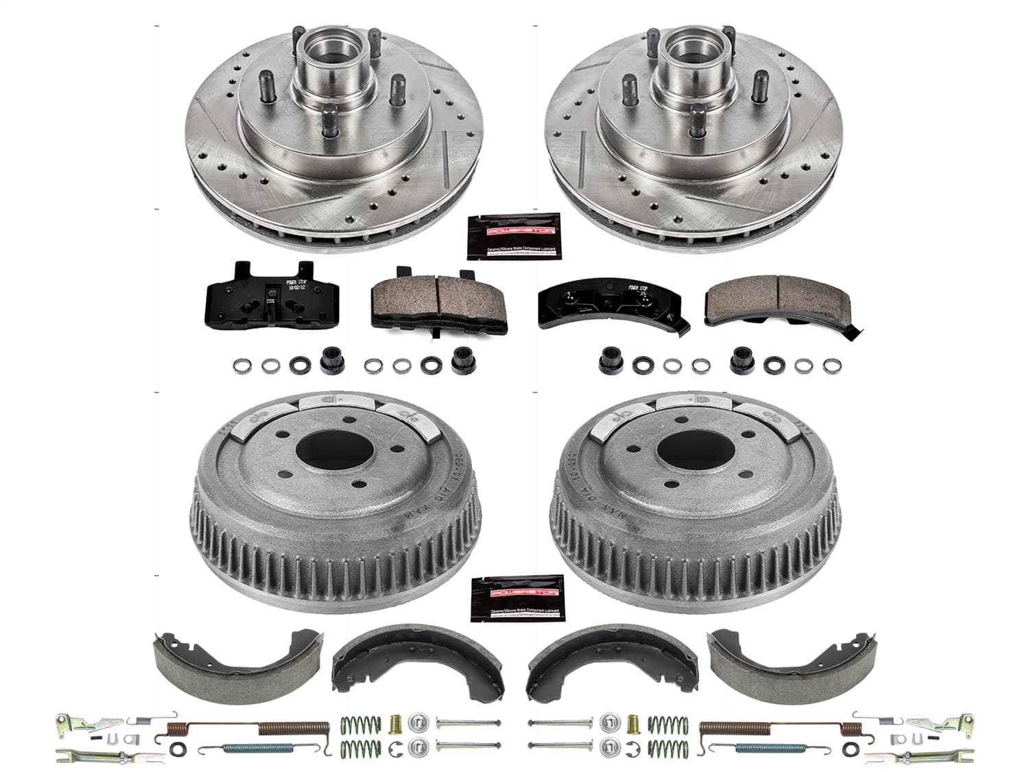 Power Stop - K15138DK - Complete Vehicle Disc/Drum Brake Kit image 1