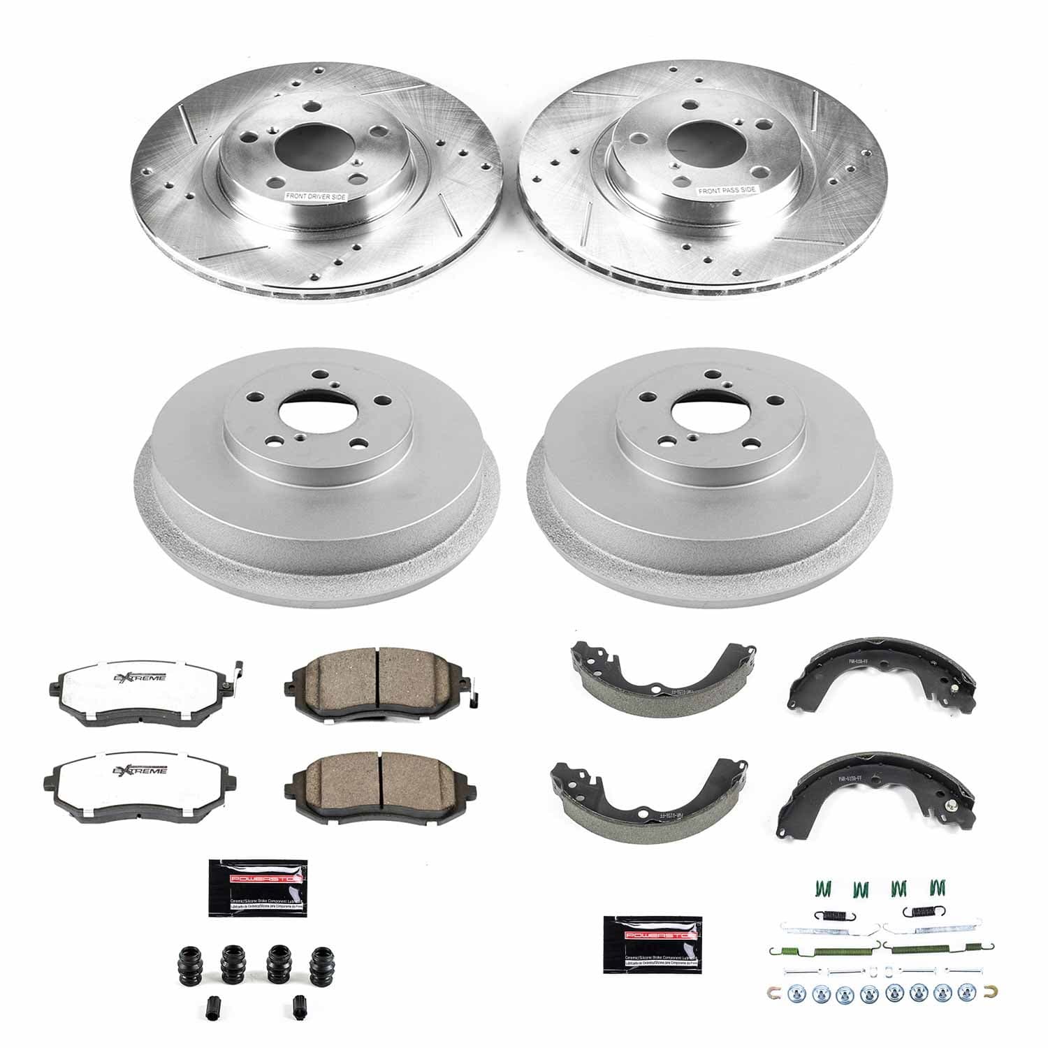 Power Stop - K15141DK-26 - Complete Vehicle Disc/Drum Brake Kit image 1