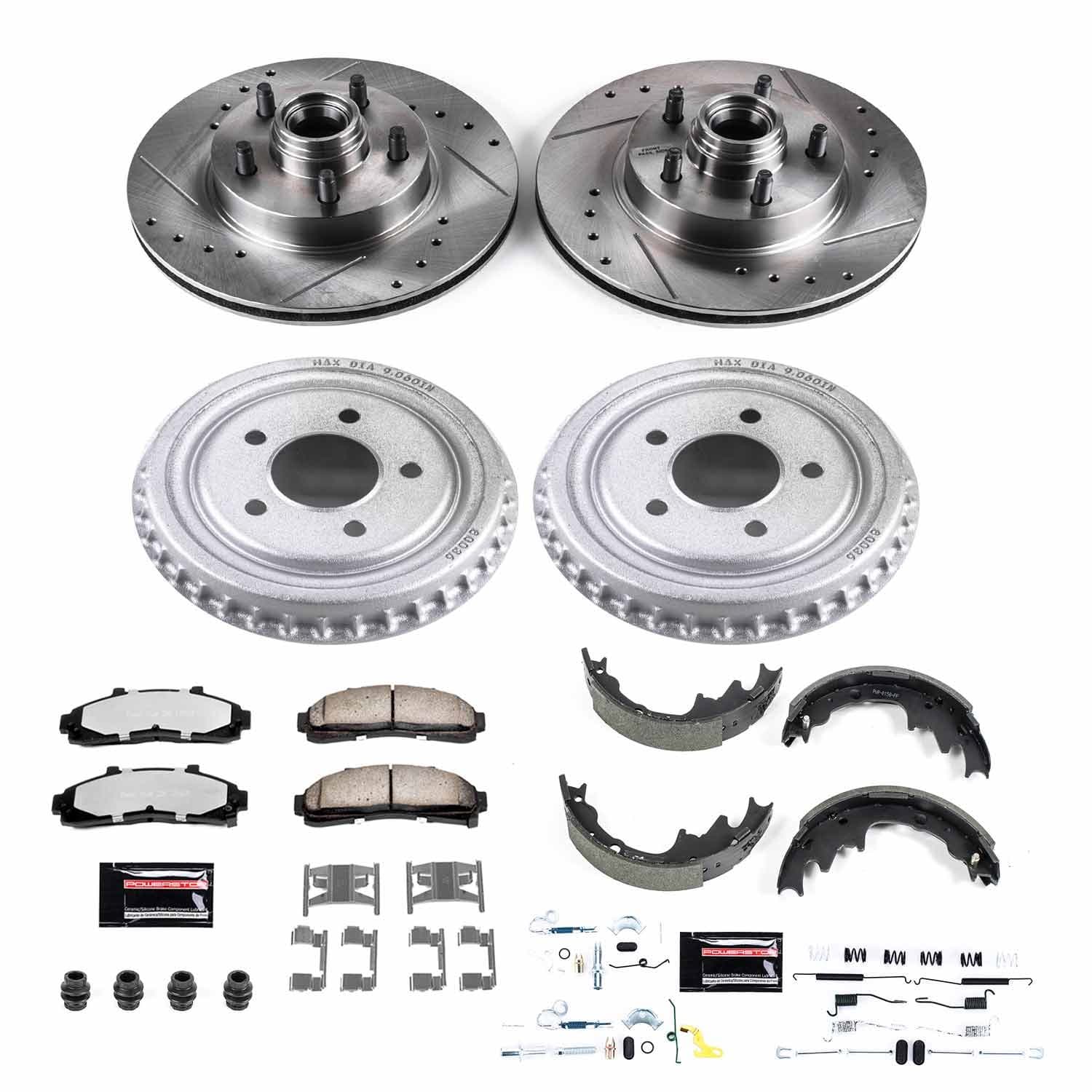 Power Stop - K15151DK-36 - Complete Vehicle Disc/Drum Brake Kit image 1