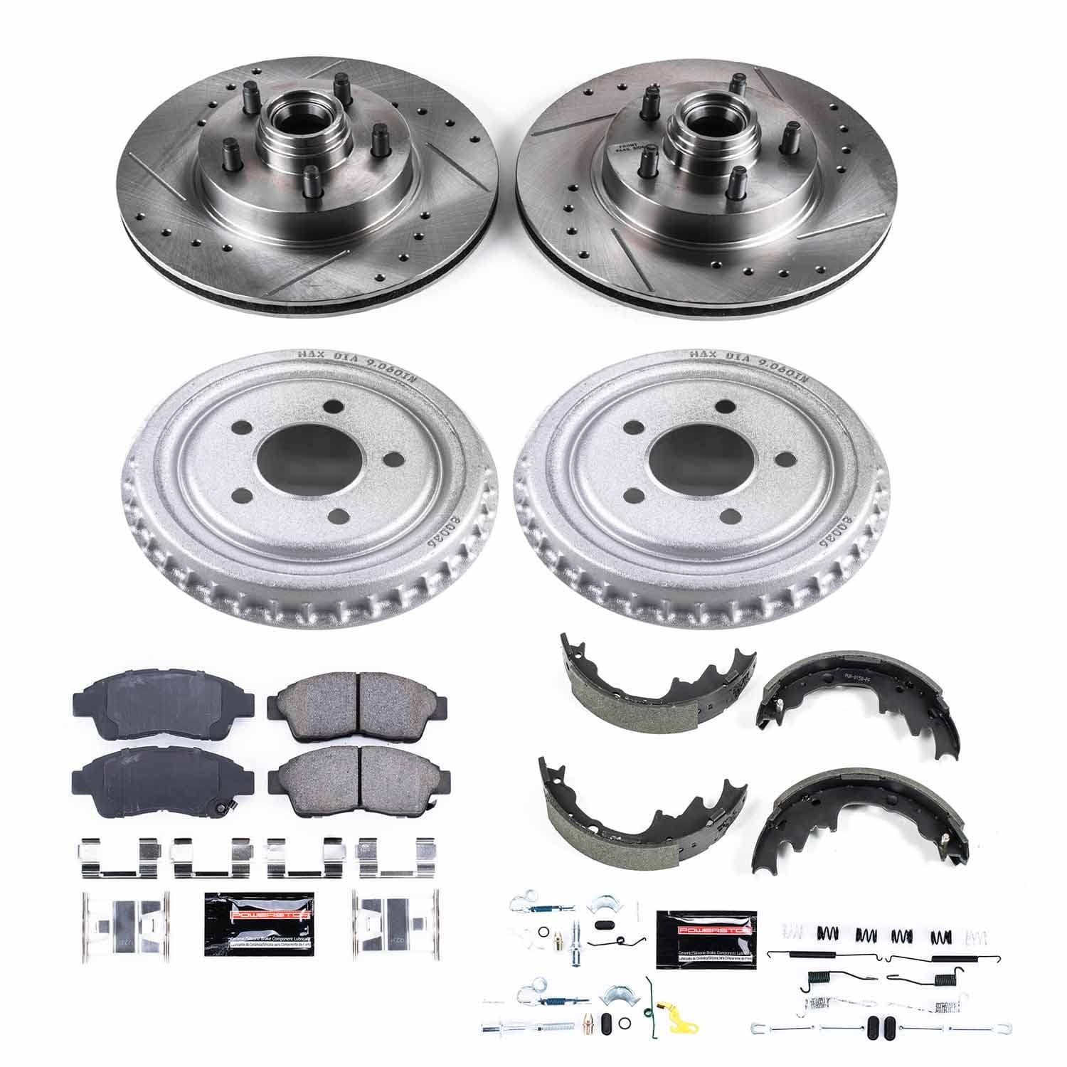 Power Stop - K15151DK - Complete Vehicle Disc/Drum Brake Kit image 1
