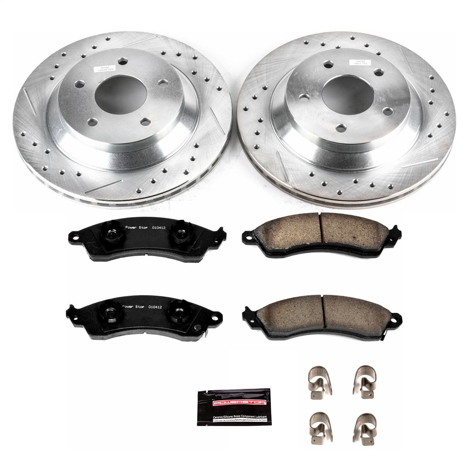 Power Stop - K1517 - Front - Disc Brake Pad and Rotor Kit image 1