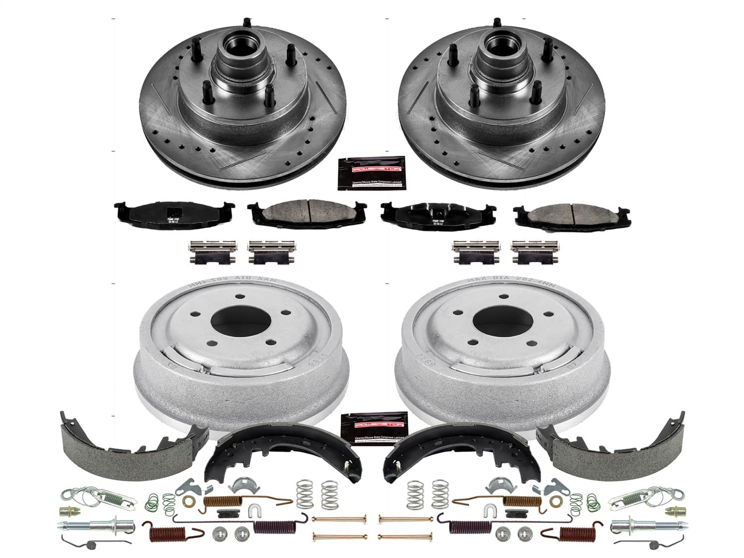 Power Stop - K15170DK - Complete Vehicle Disc/Drum Brake Kit image 1