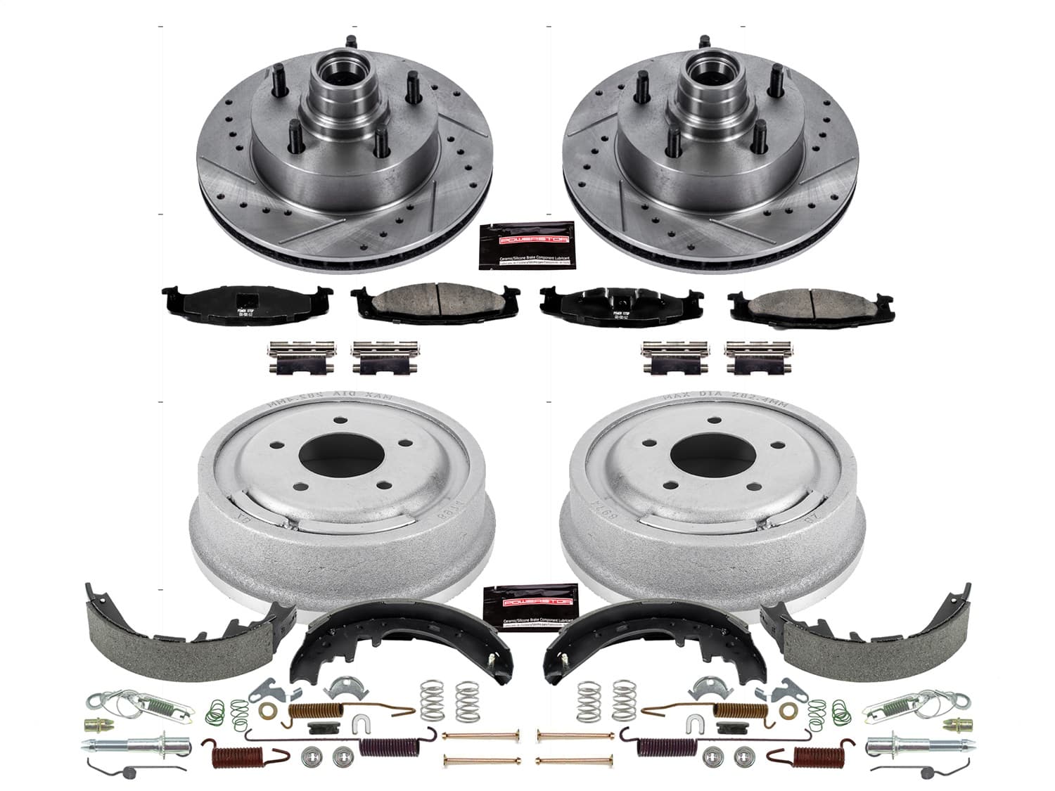Power Stop - K15171DK - Complete Vehicle Disc/Drum Brake Kit image 1