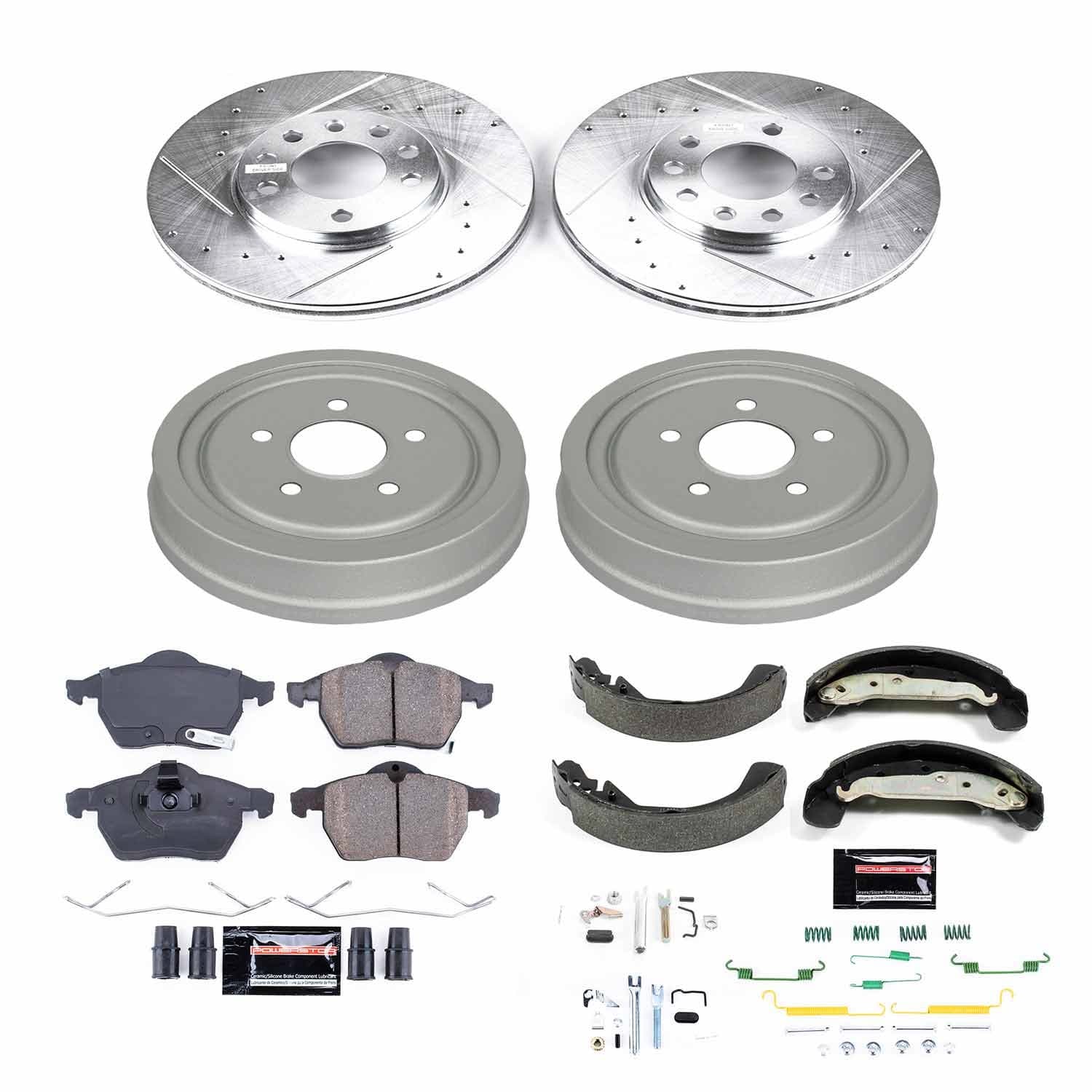 Power Stop - K15198DK - Complete Vehicle Disc/Drum Brake Kit image 1