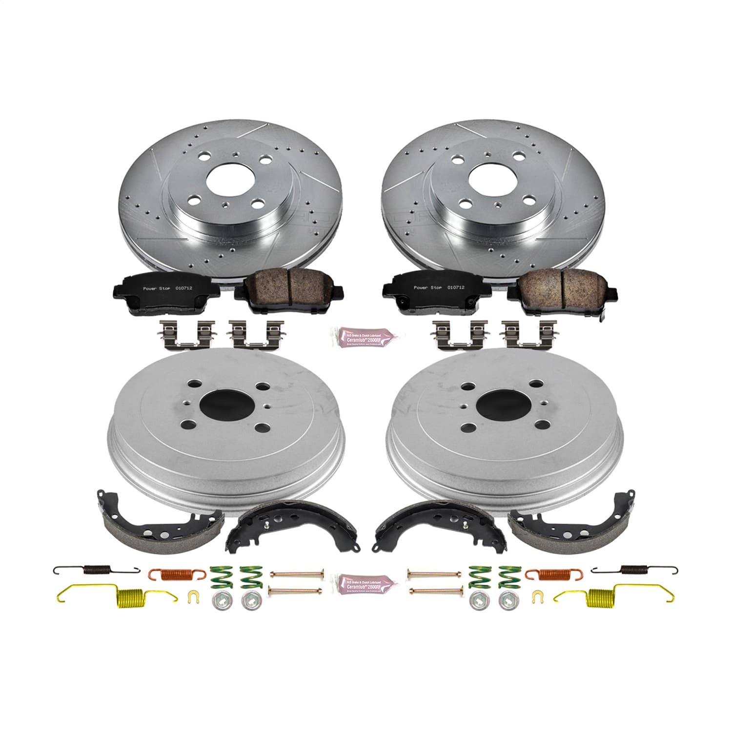 Power Stop - K15199DK - Complete Vehicle Disc/Drum Brake Kit image 1