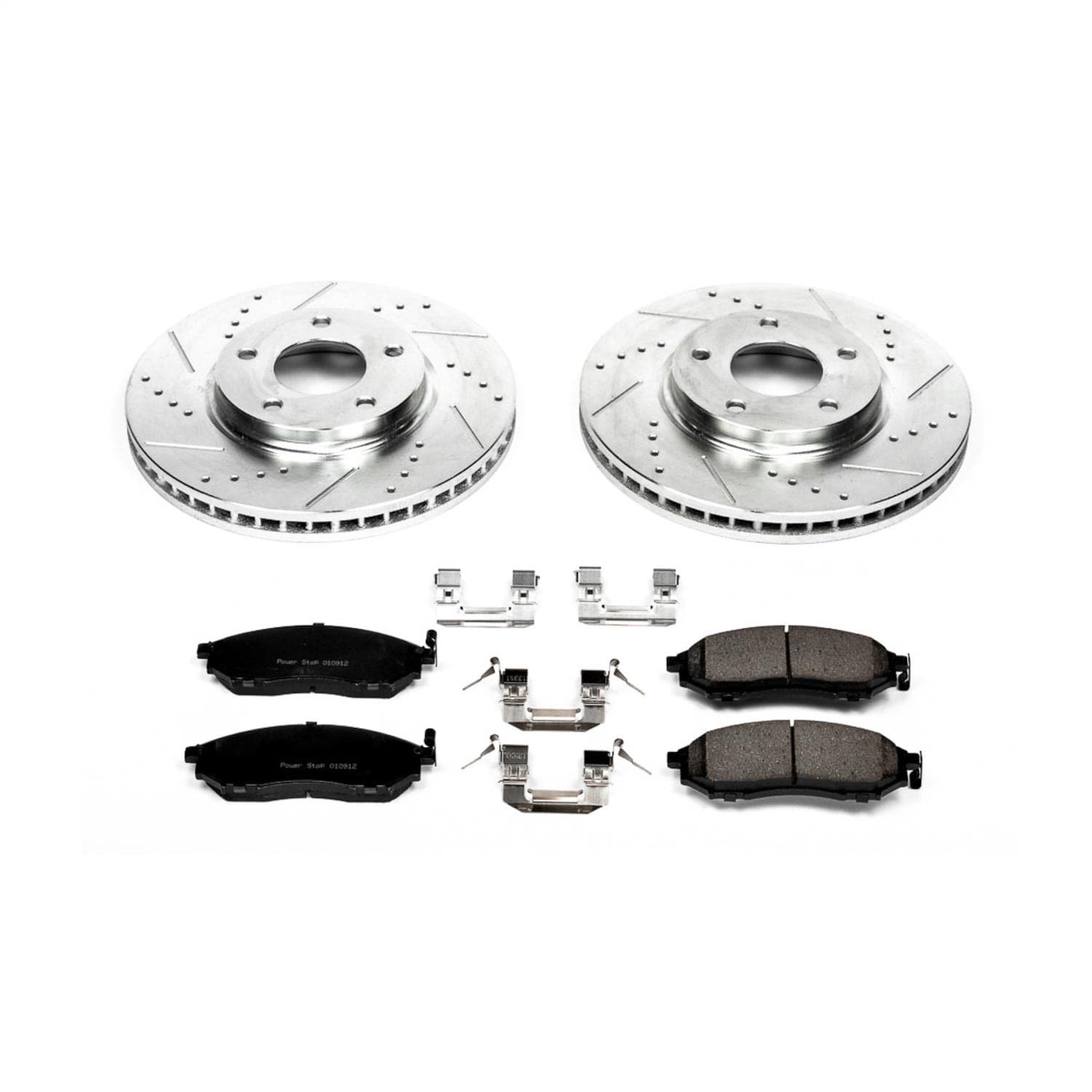 Power Stop - K152 - Front - Disc Brake Pad and Rotor Kit image 1