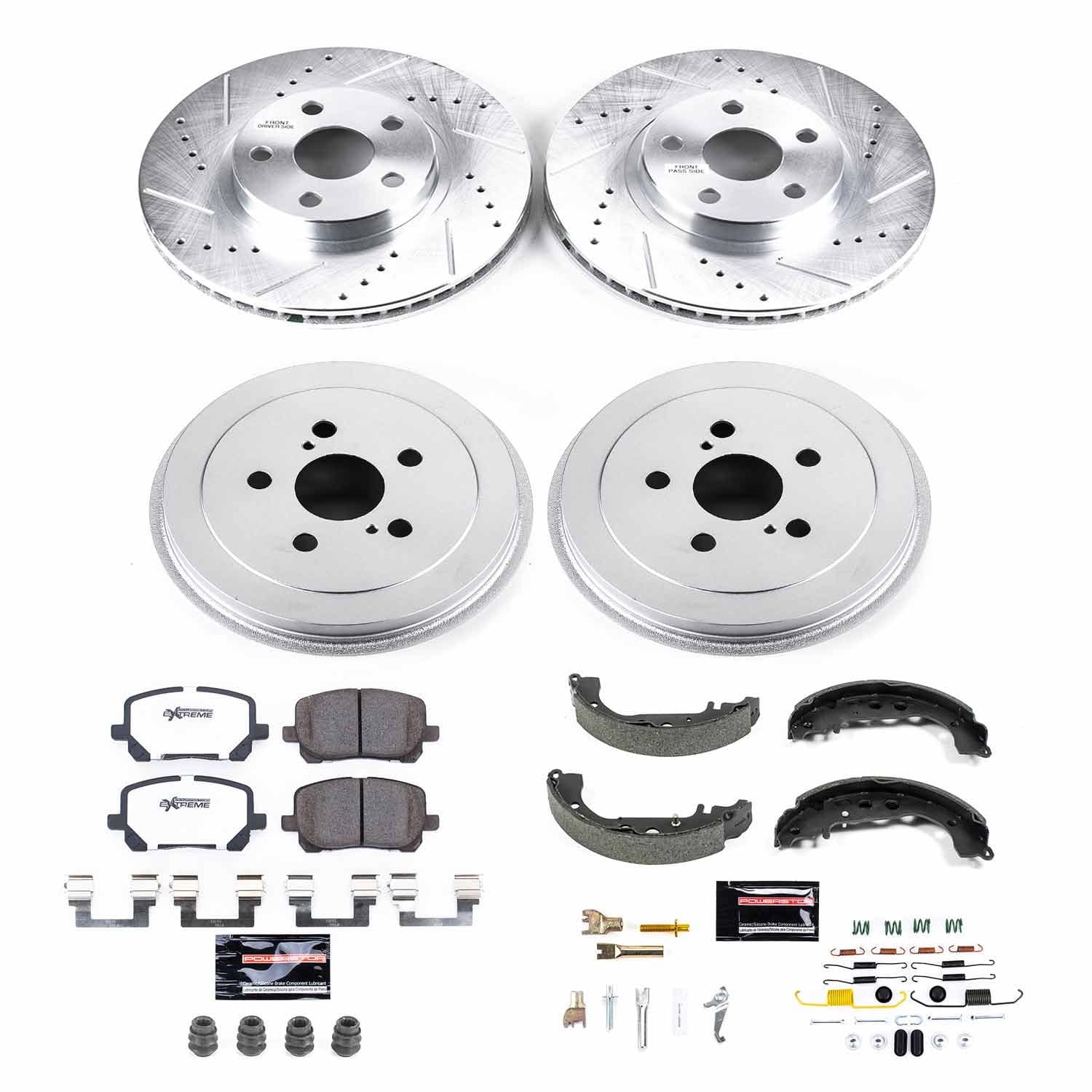 Power Stop - K15200DK-26 - Complete Vehicle Disc/Drum Brake Kit image 1
