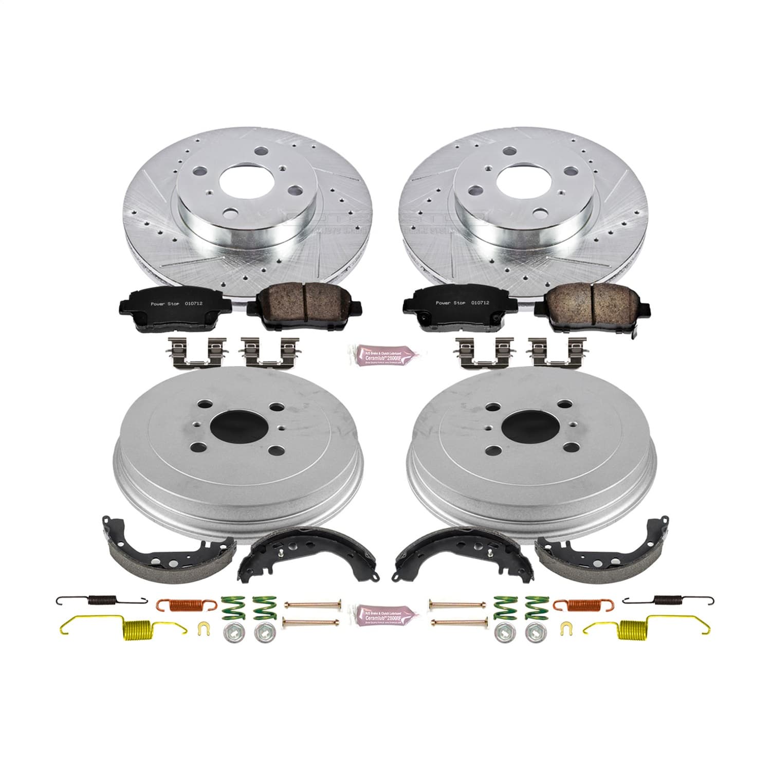 Power Stop - K15201DK - Complete Vehicle Disc/Drum Brake Kit image 1