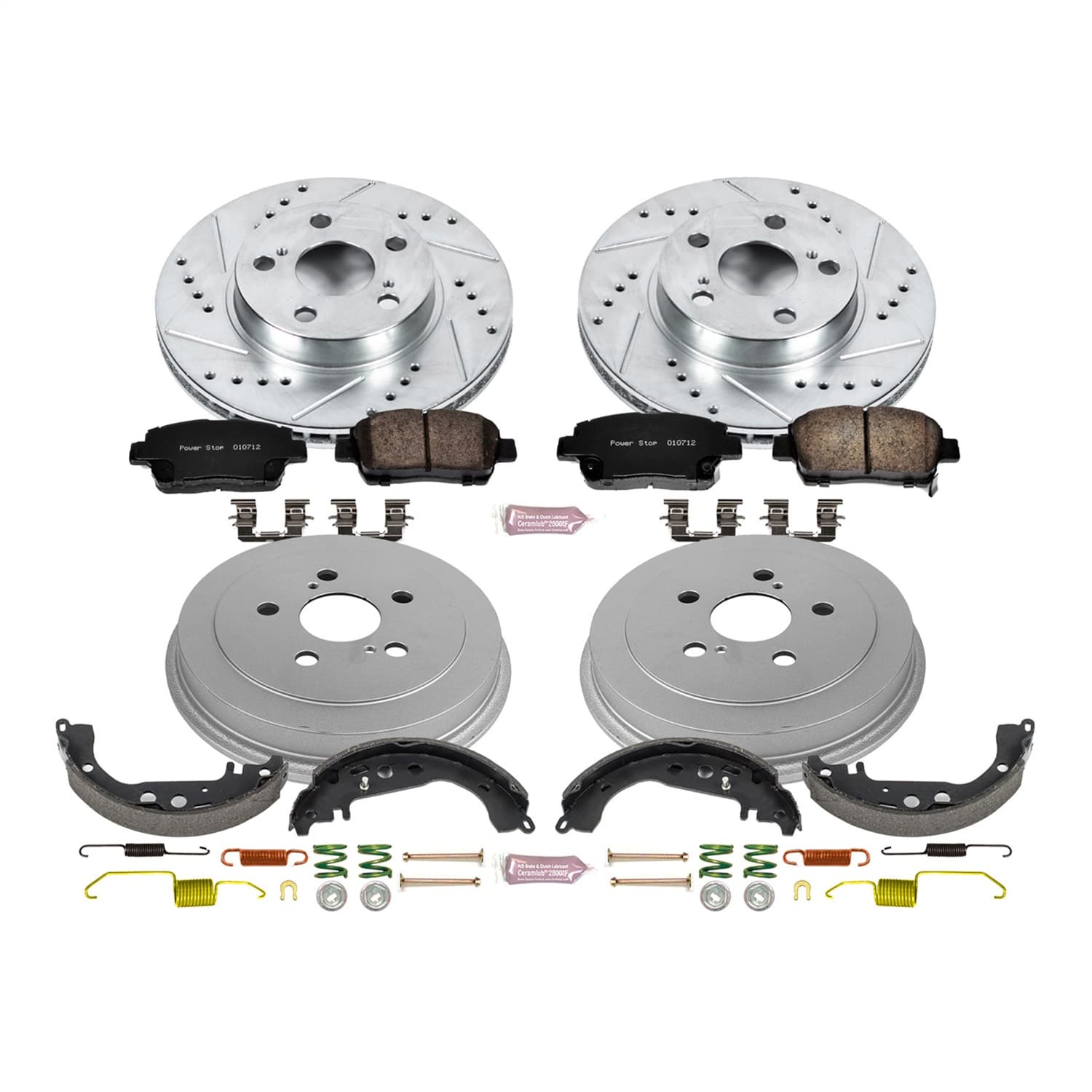 Power Stop - K15202DK - Complete Vehicle Disc/Drum Brake Kit image 1