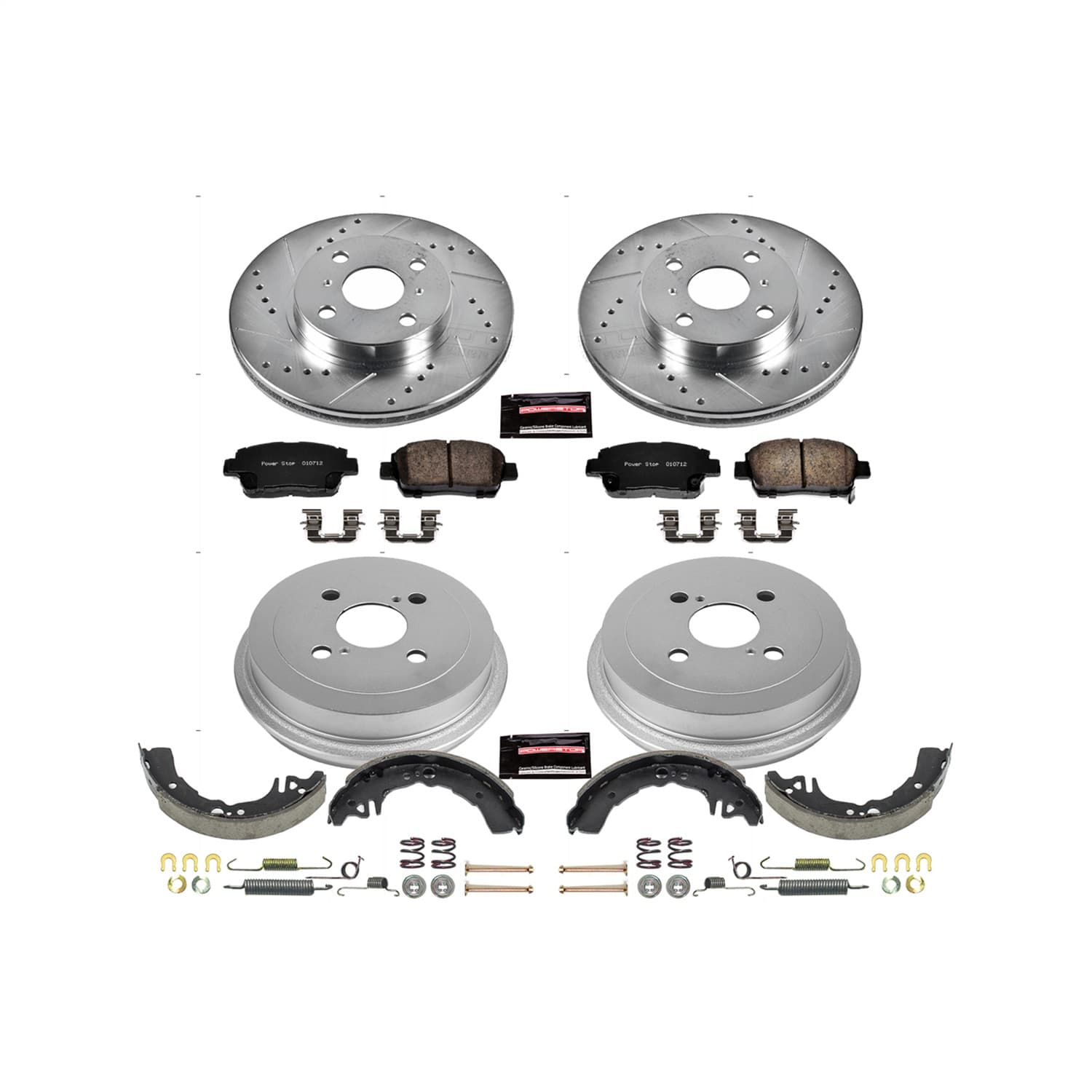Power Stop - K15204DK - Complete Vehicle Disc/Drum Brake Kit image 1