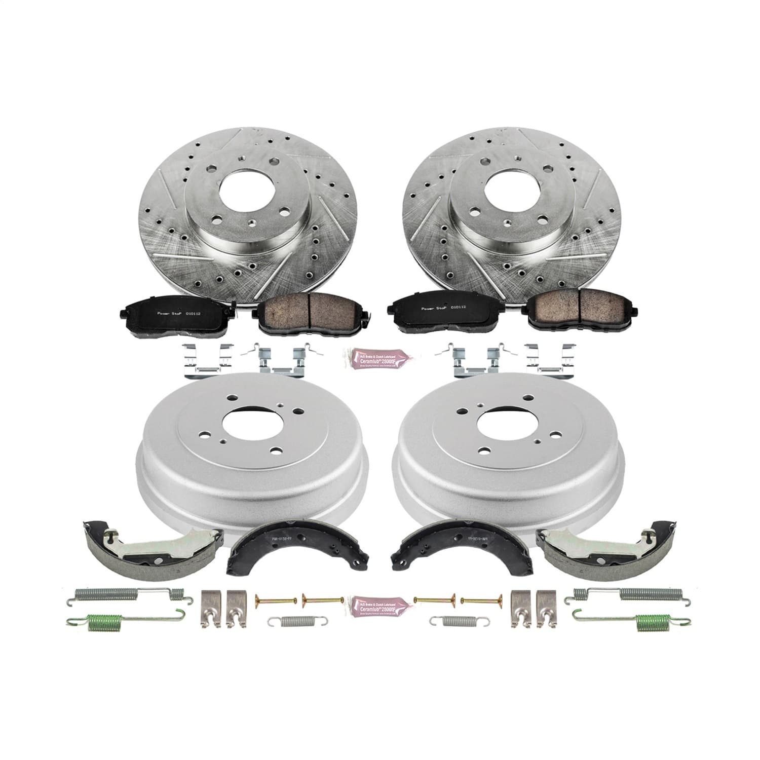 Power Stop - K15207DK - Complete Vehicle Disc/Drum Brake Kit image 1