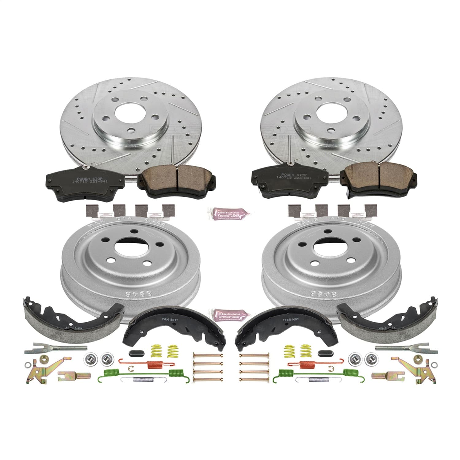 Power Stop - K15208DK - Complete Vehicle Disc/Drum Brake Kit image 1