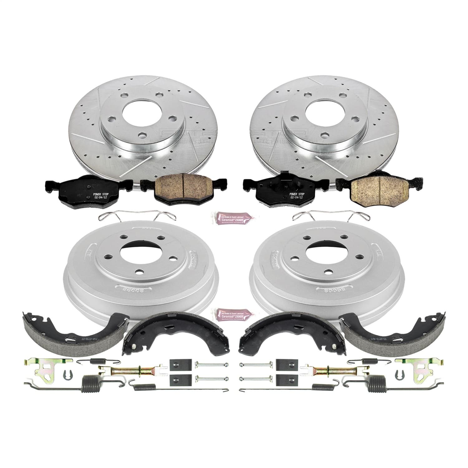 Power Stop - K15209DK - Complete Vehicle Disc/Drum Brake Kit image 1