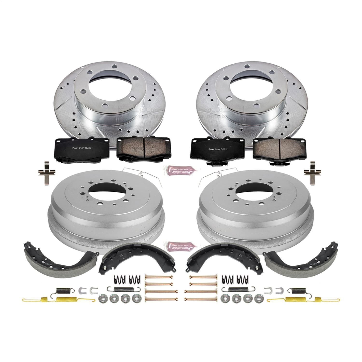 Power Stop - K15212DK - Complete Vehicle Disc/Drum Brake Kit image 1
