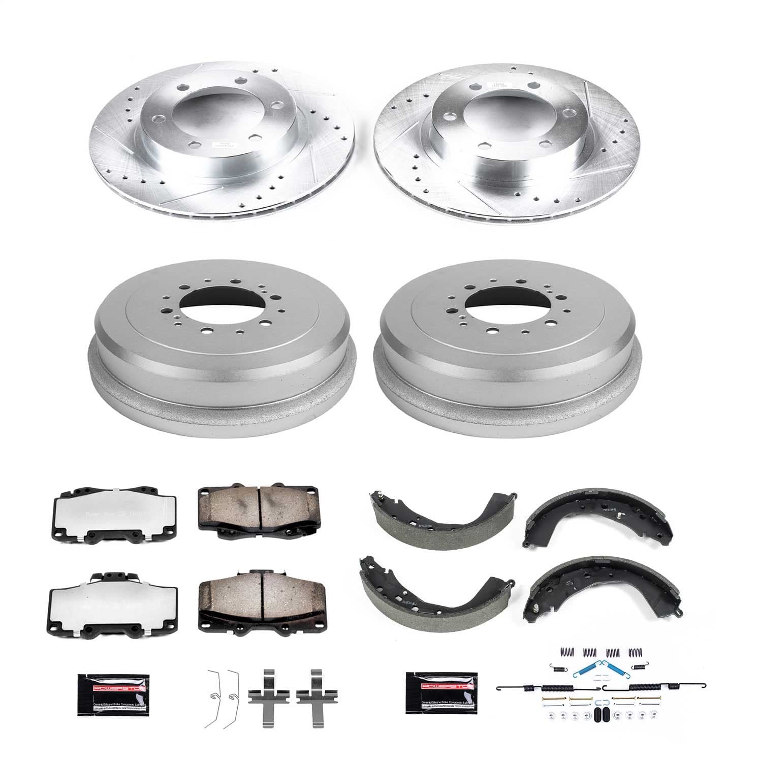 Power Stop - K15213DK-36 - Complete Vehicle Disc/Drum Brake Kit image 1