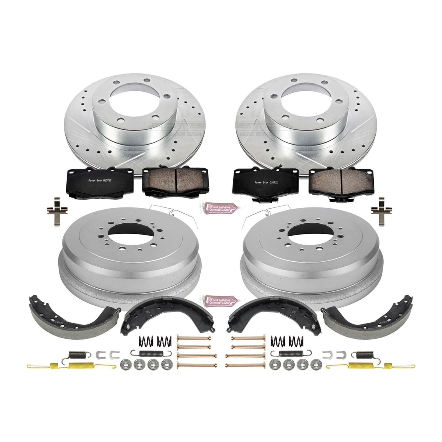 Power Stop - K15213DK - Complete Vehicle Disc/Drum Brake Kit image 1