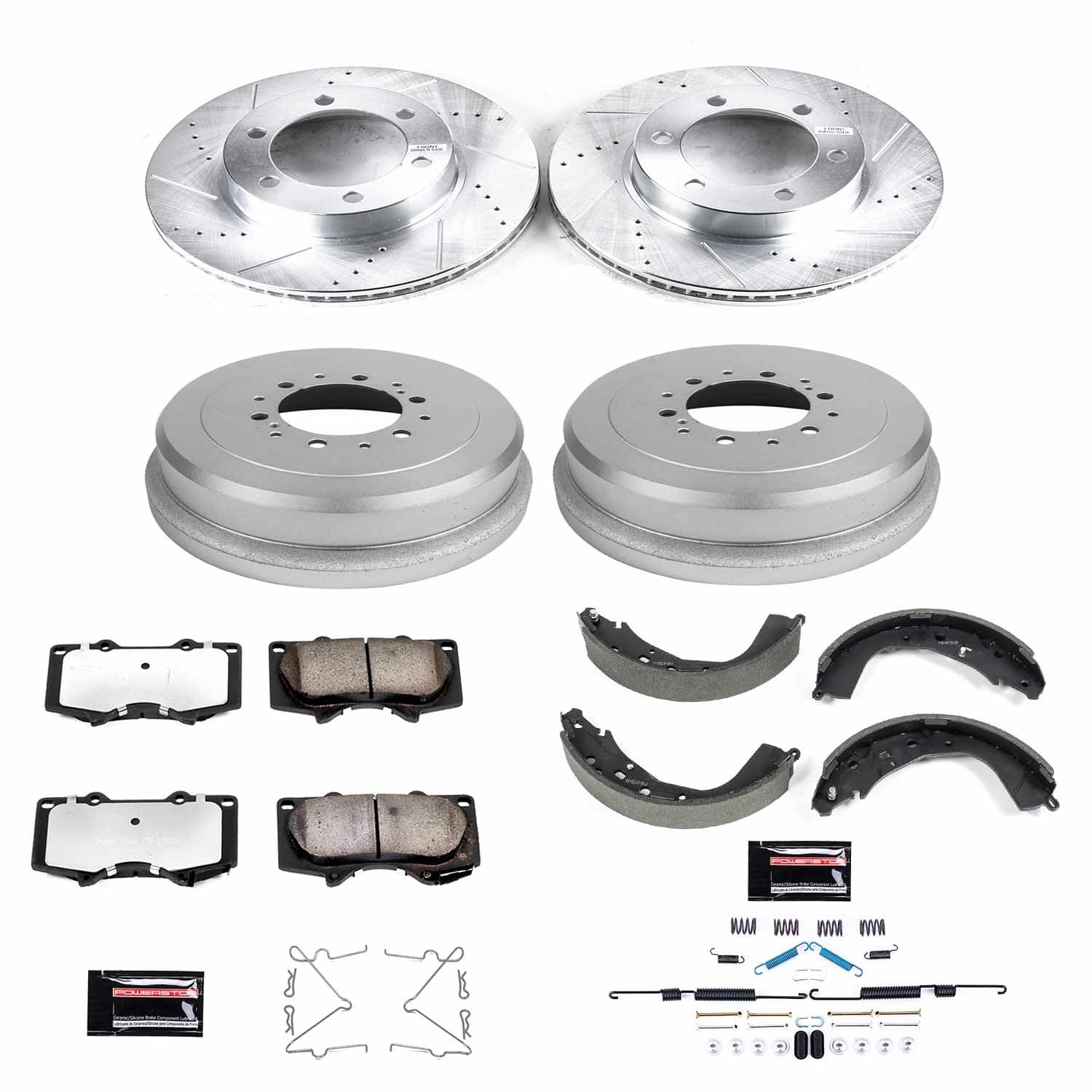 Power Stop - K15214DK-36 - Complete Vehicle Disc/Drum Brake Kit image 1