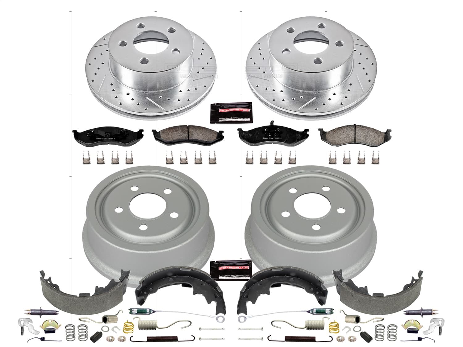 Power Stop - K15215DK - Complete Vehicle Disc/Drum Brake Kit image 1