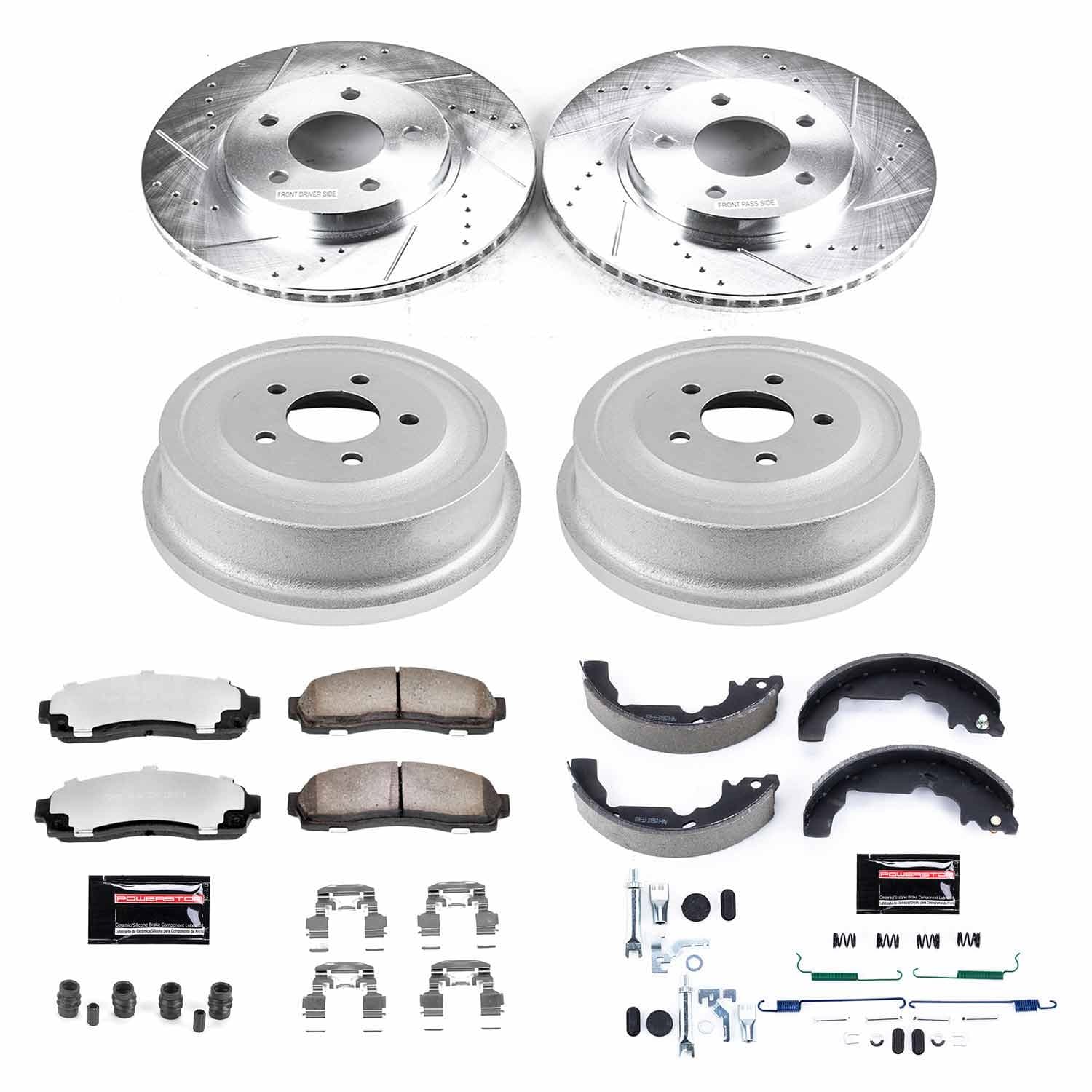 Power Stop - K15219DK-36 - Complete Vehicle Disc/Drum Brake Kit image 1