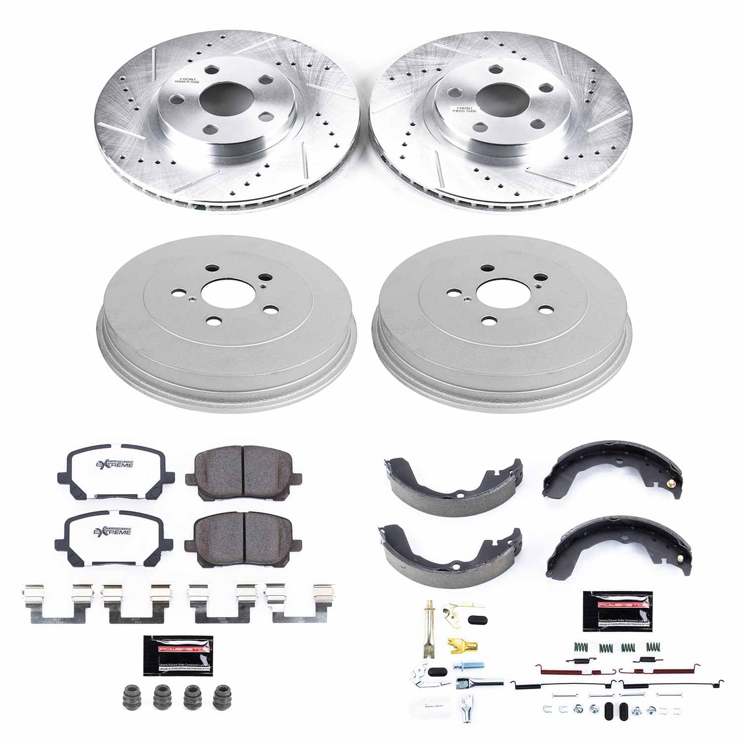 Power Stop - K15220DK-26 - Complete Vehicle Disc/Drum Brake Kit image 1