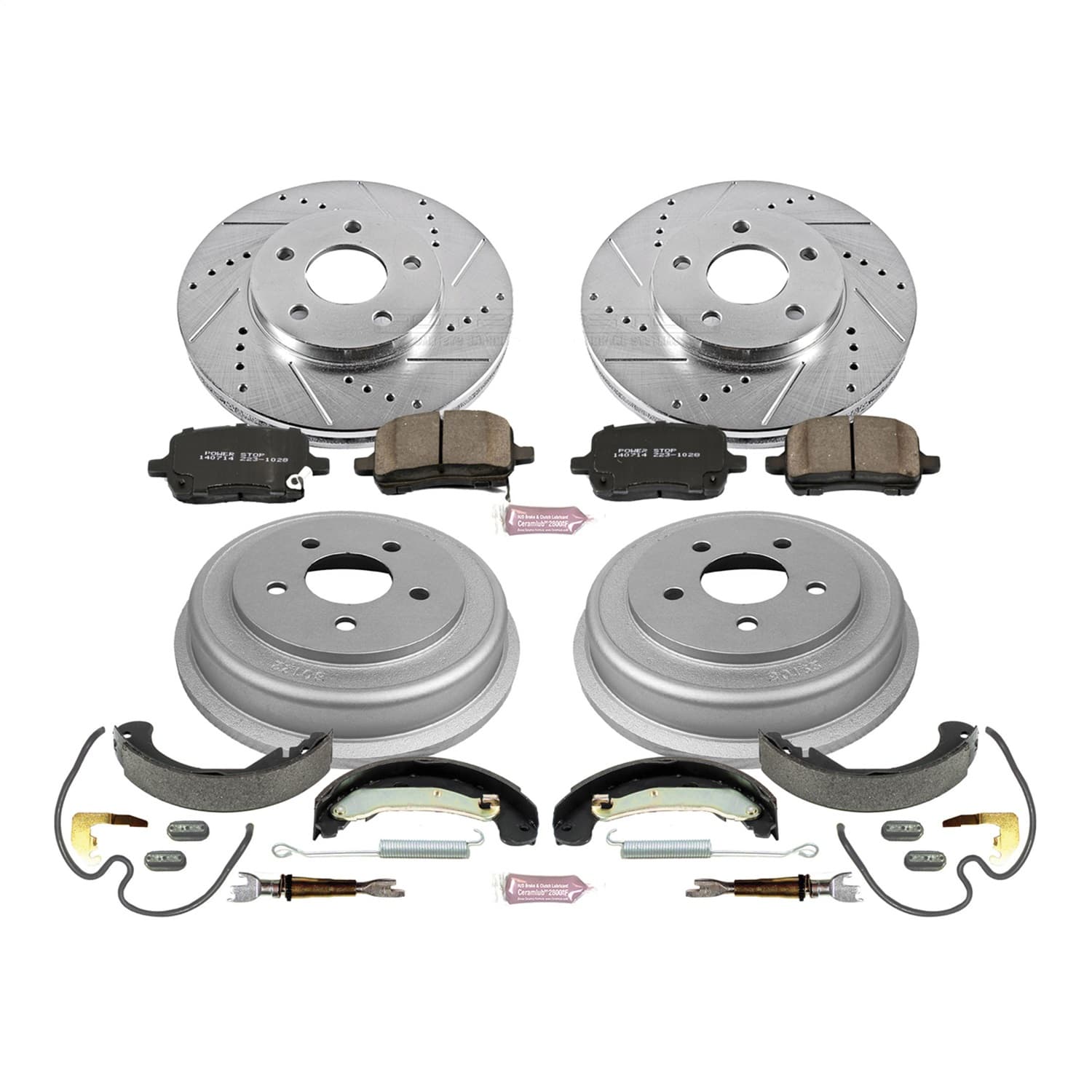 Power Stop - K15223DK - Complete Vehicle Disc/Drum Brake Kit image 1