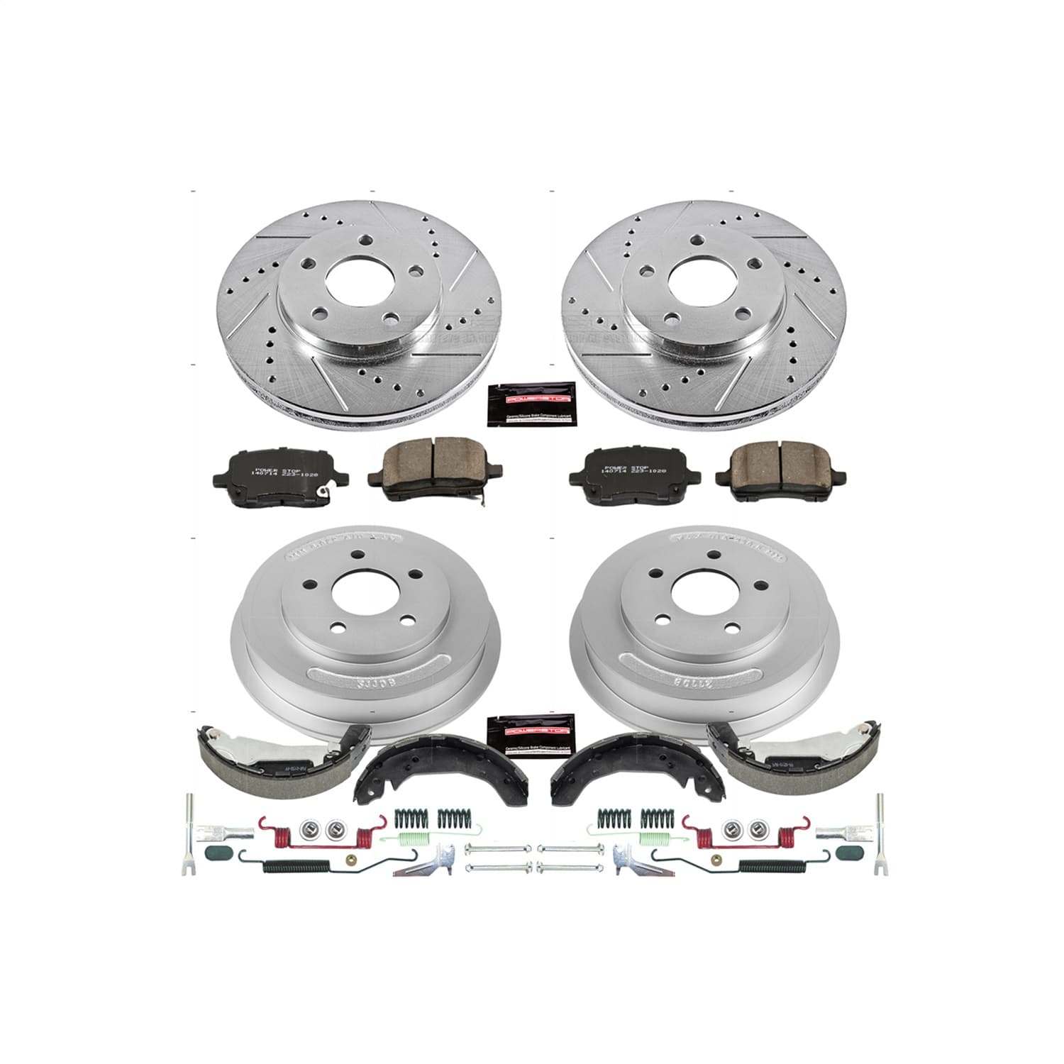 Power Stop - K15225DK - Complete Vehicle Disc/Drum Brake Kit image 1