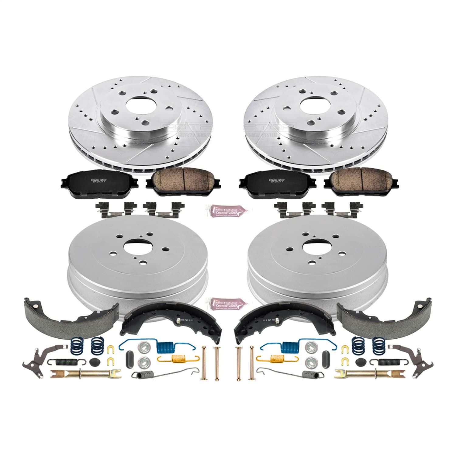 Power Stop - K15230DK - Complete Vehicle Disc/Drum Brake Kit image 1