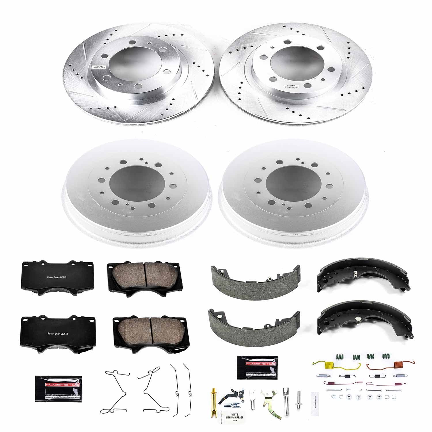 Power Stop - K15231DK - Complete Vehicle Disc/Drum Brake Kit image 1