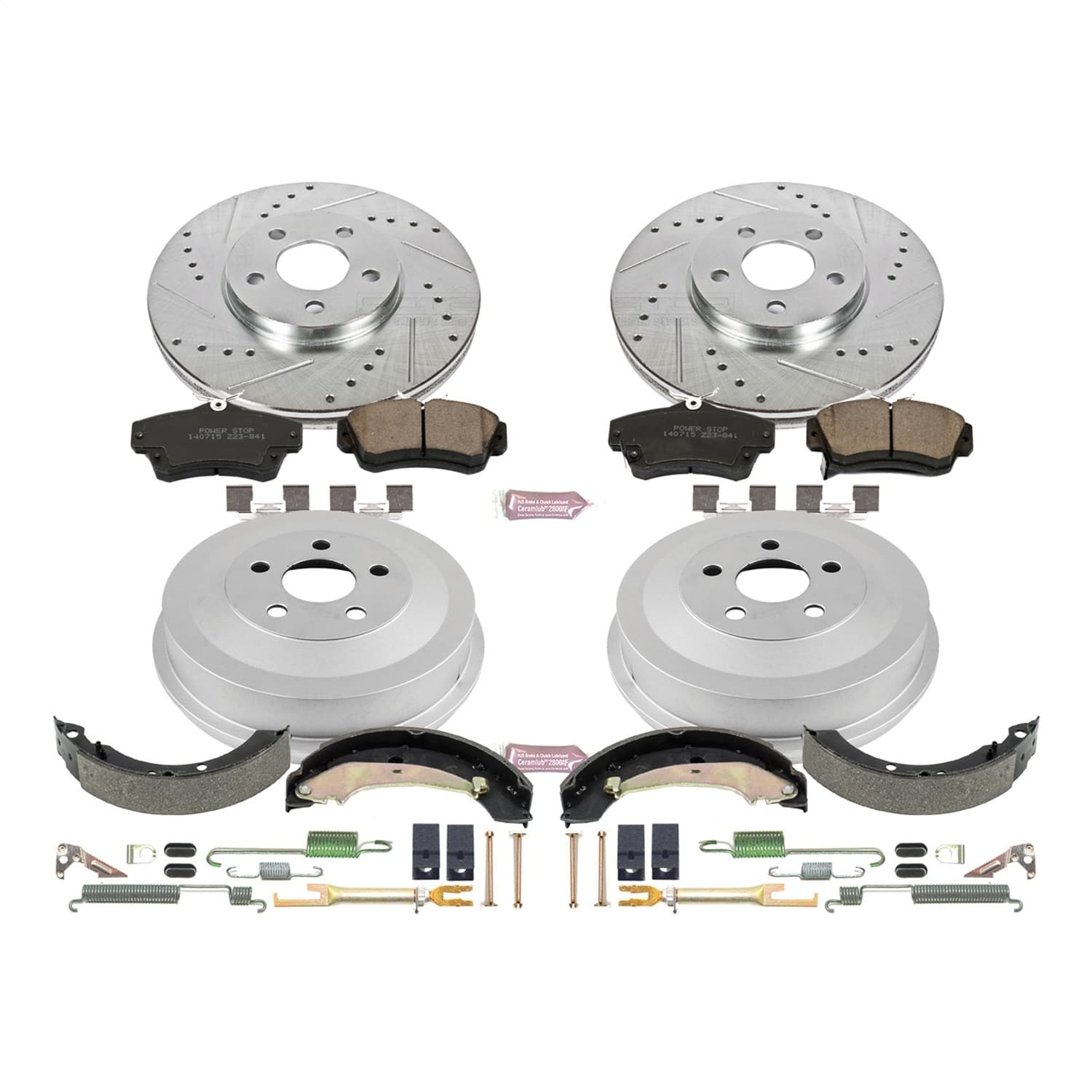Power Stop - K15232DK - Complete Vehicle Disc/Drum Brake Kit image 1