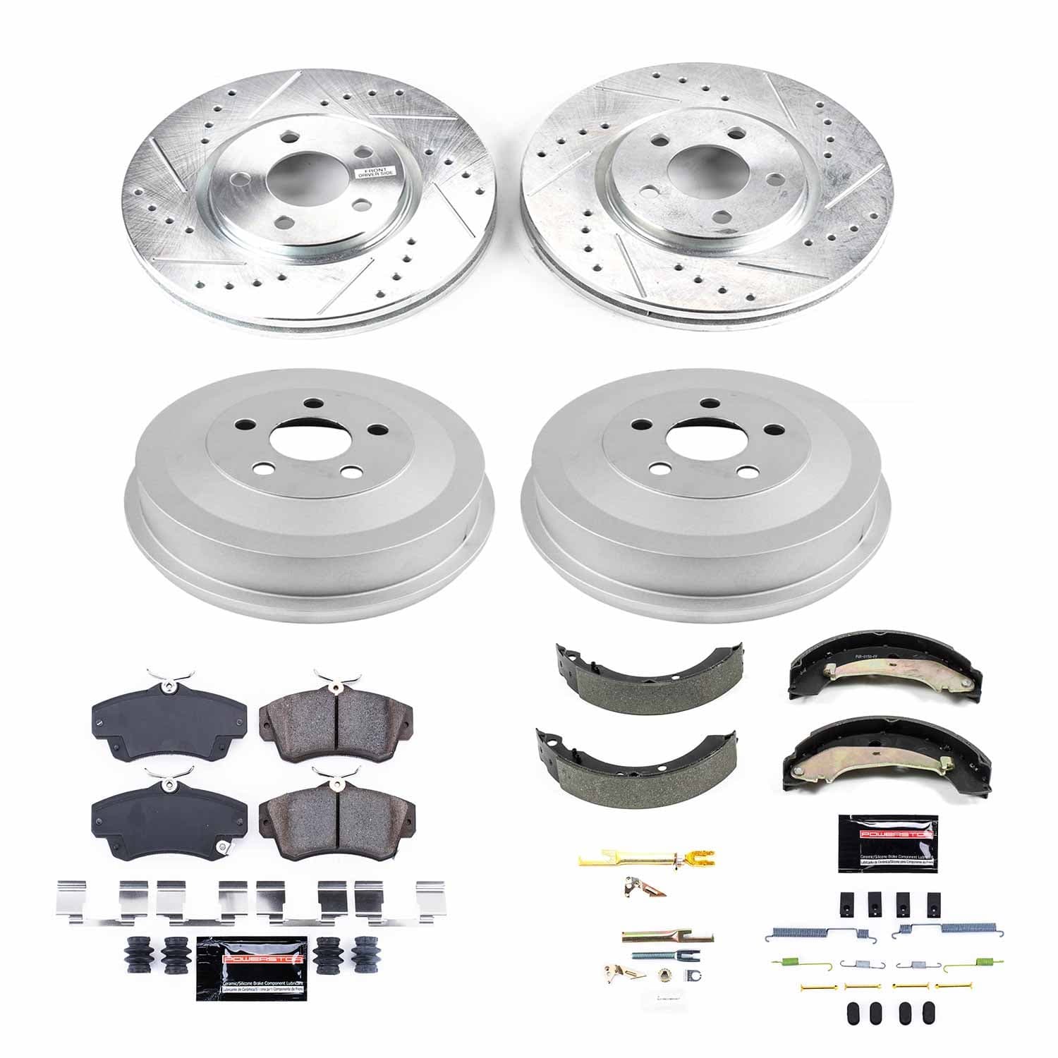 Power Stop - K15233DK - Complete Vehicle Disc/Drum Brake Kit image 1
