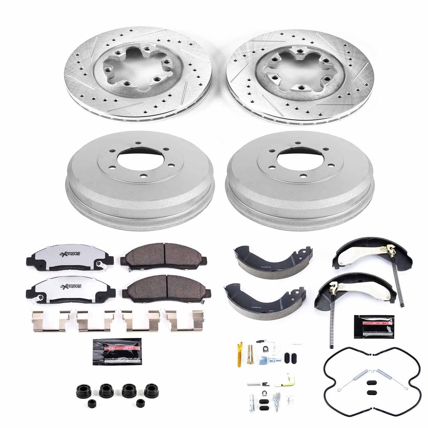 Power Stop - K15236DK-36 - Complete Vehicle Disc/Drum Brake Kit image 1